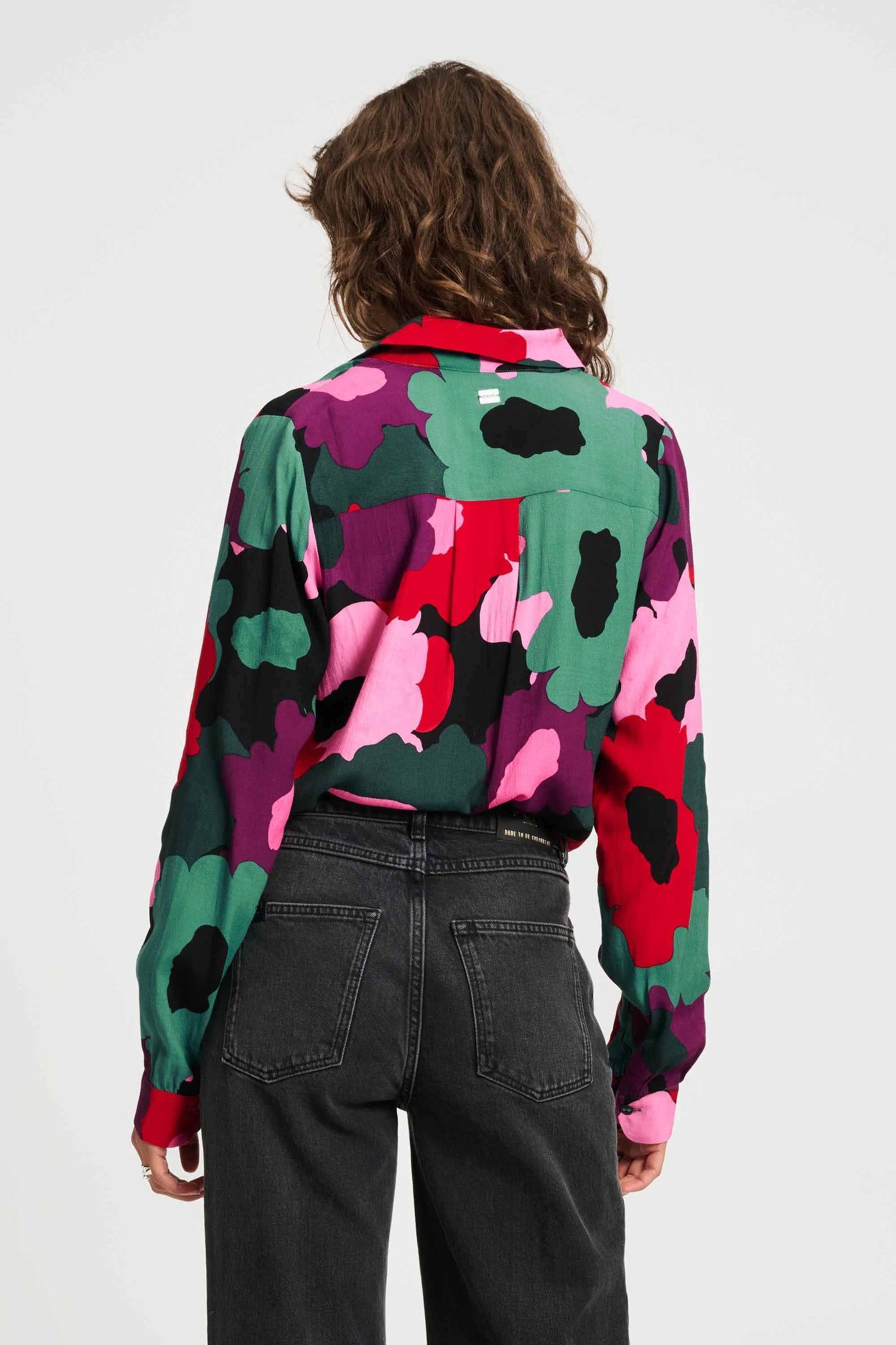 BLOUSE - MILA ABSTRACT FLOWER 5