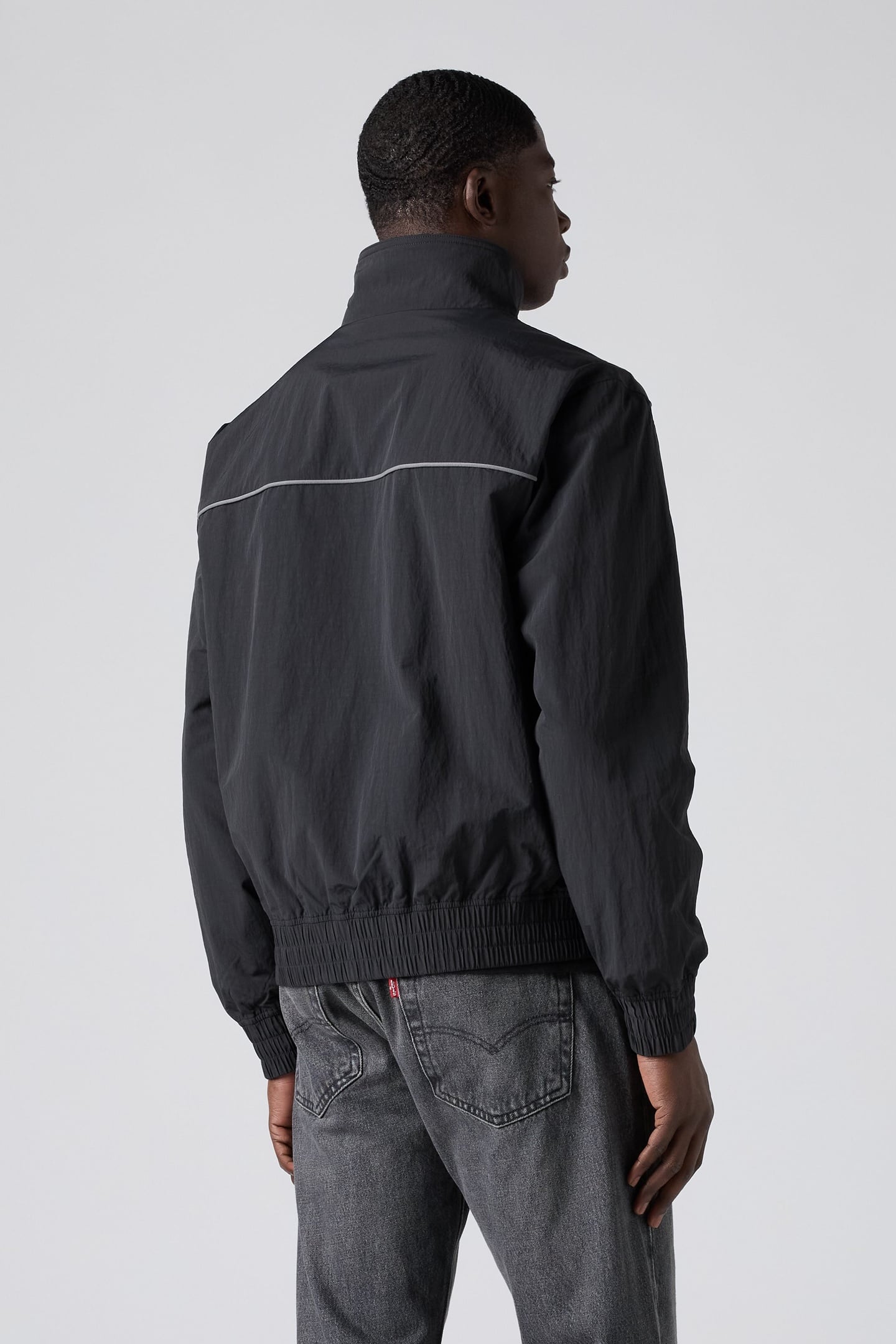 HEIGHTS PIPPING JACKET JET BLACK 2