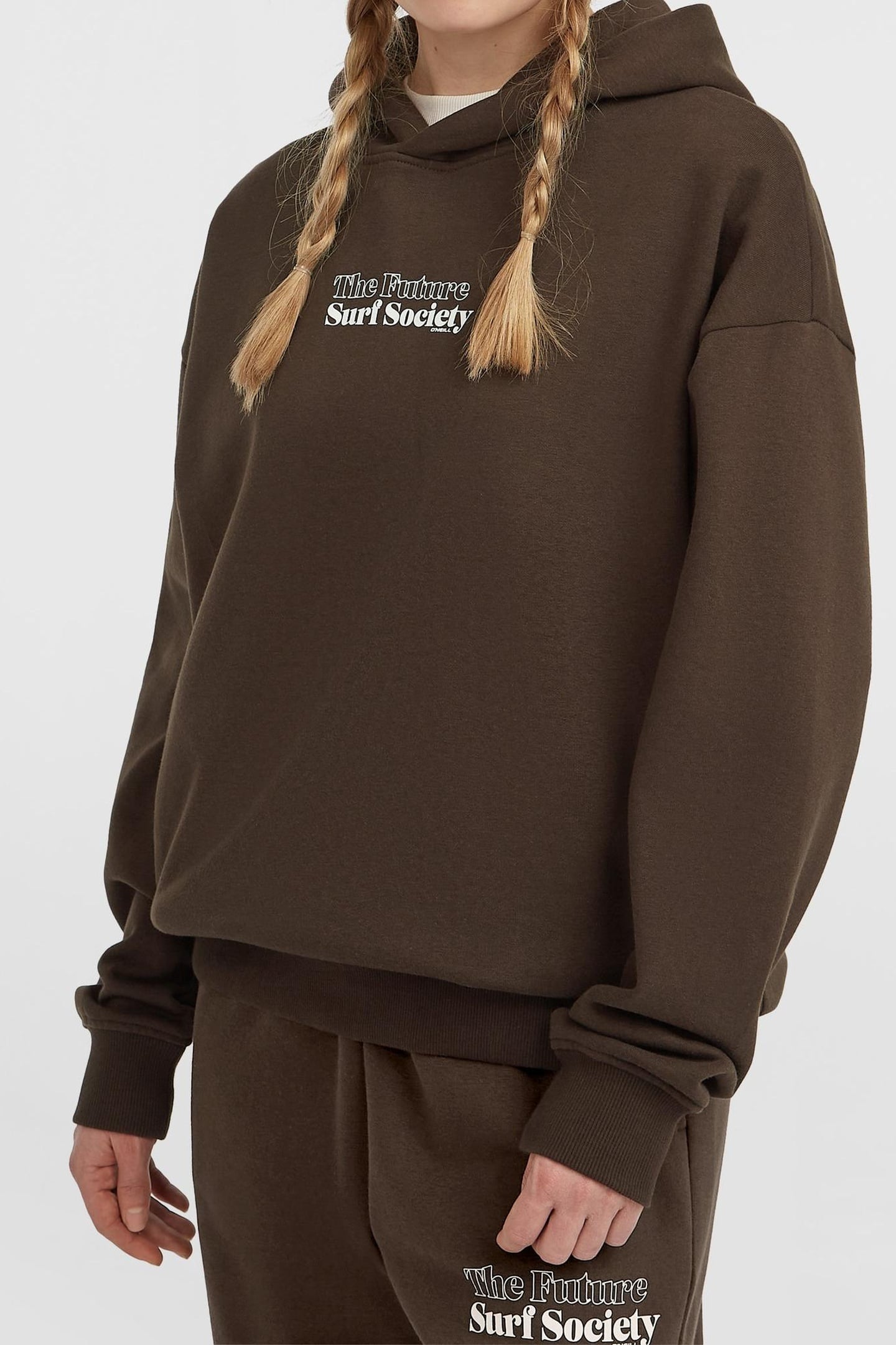 THE FUTURE SURF SOCIETY HOODIE COFFEE BEAN 1