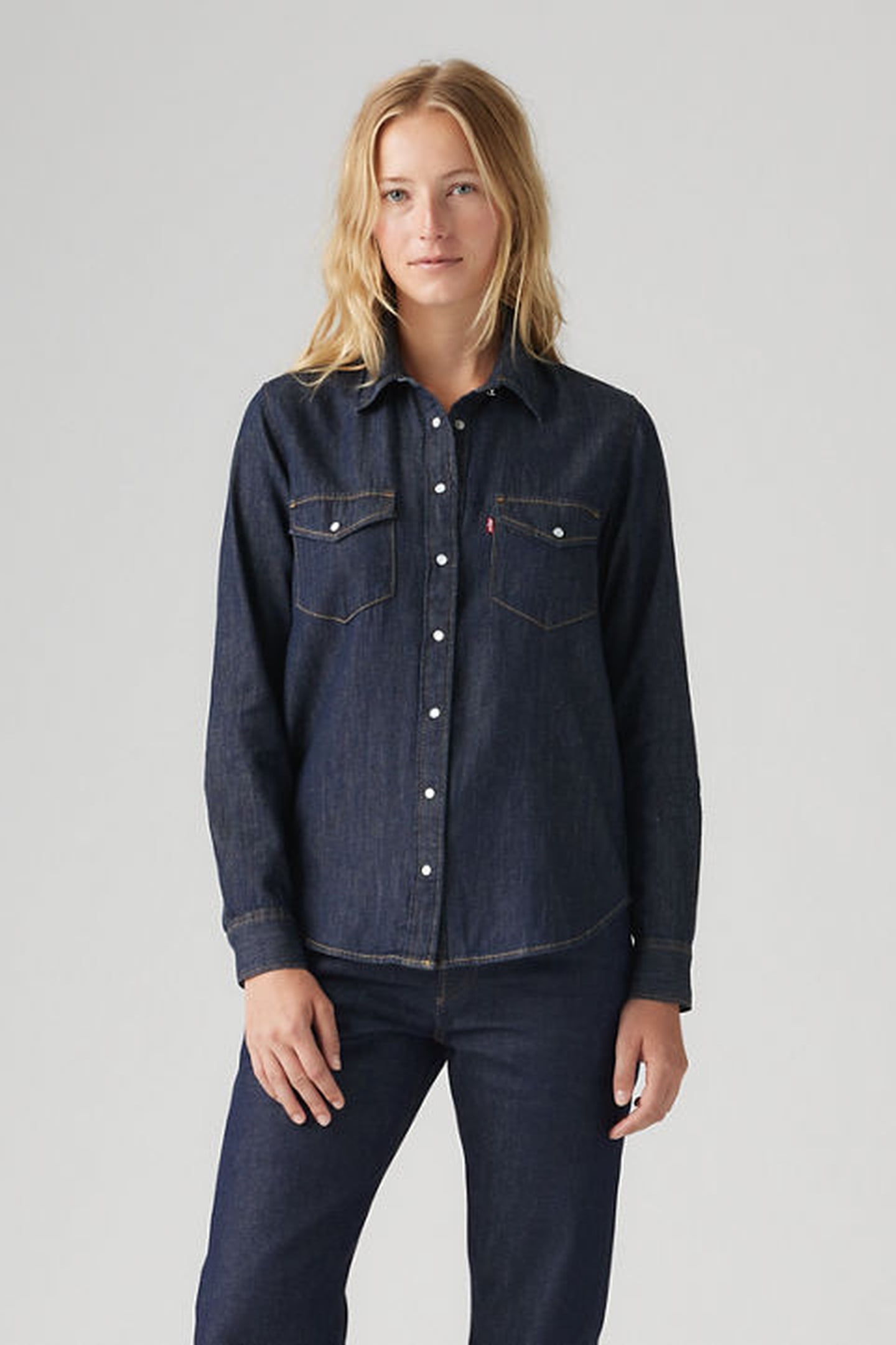 ICONIC WESTERN LINEN+ DENIM SHIRT 1