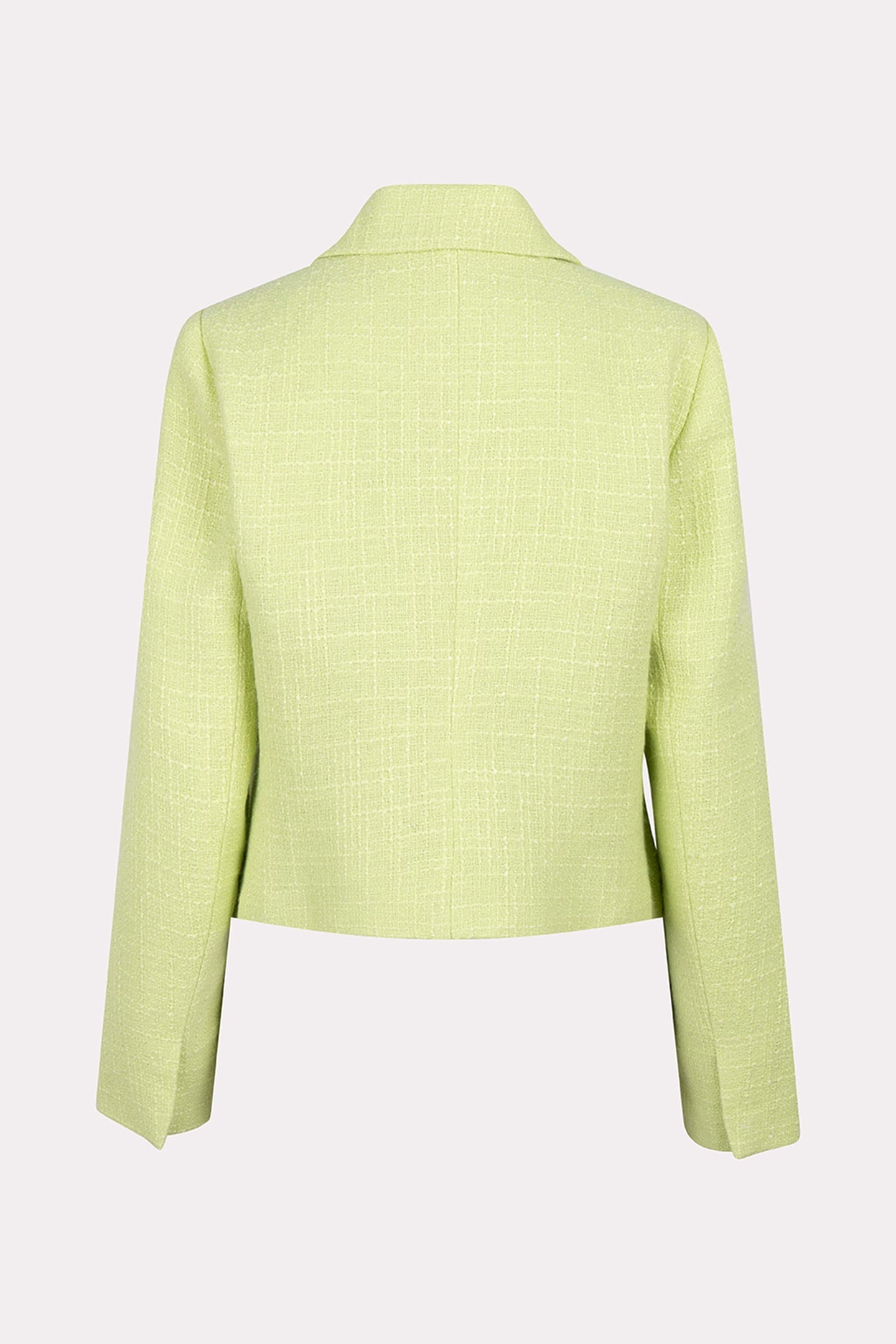 BLAZER DOUBLE BREASTED TWEED APPLE GREEN 5