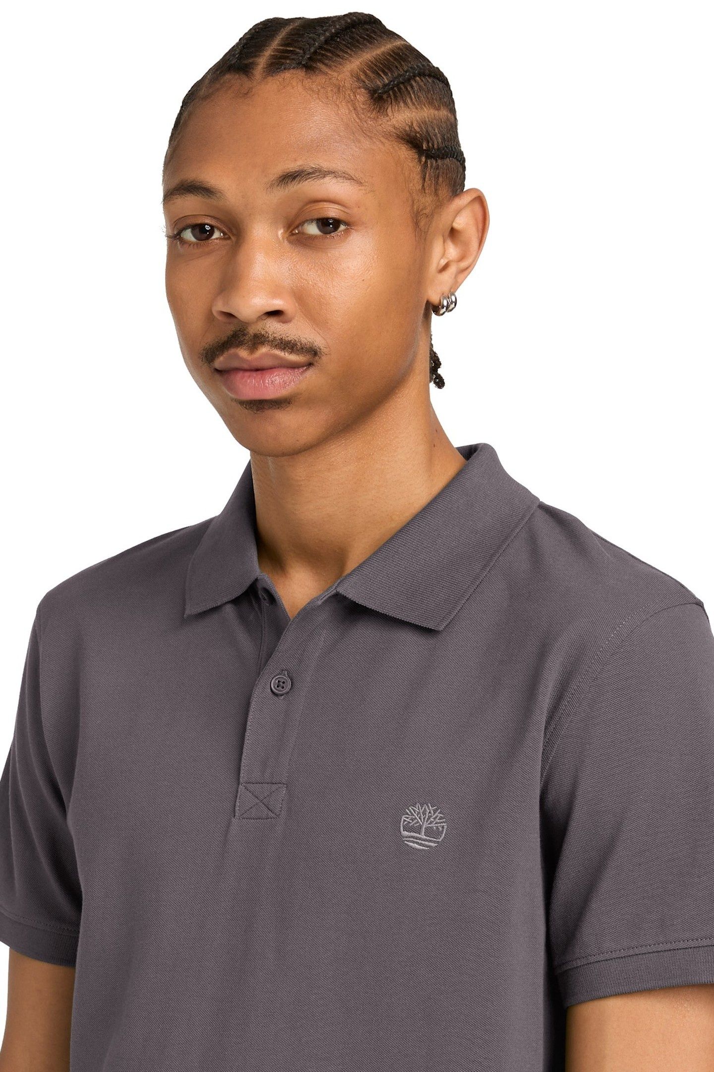 SHORT SLEEVE STRETCH POLO DARK GREY 5