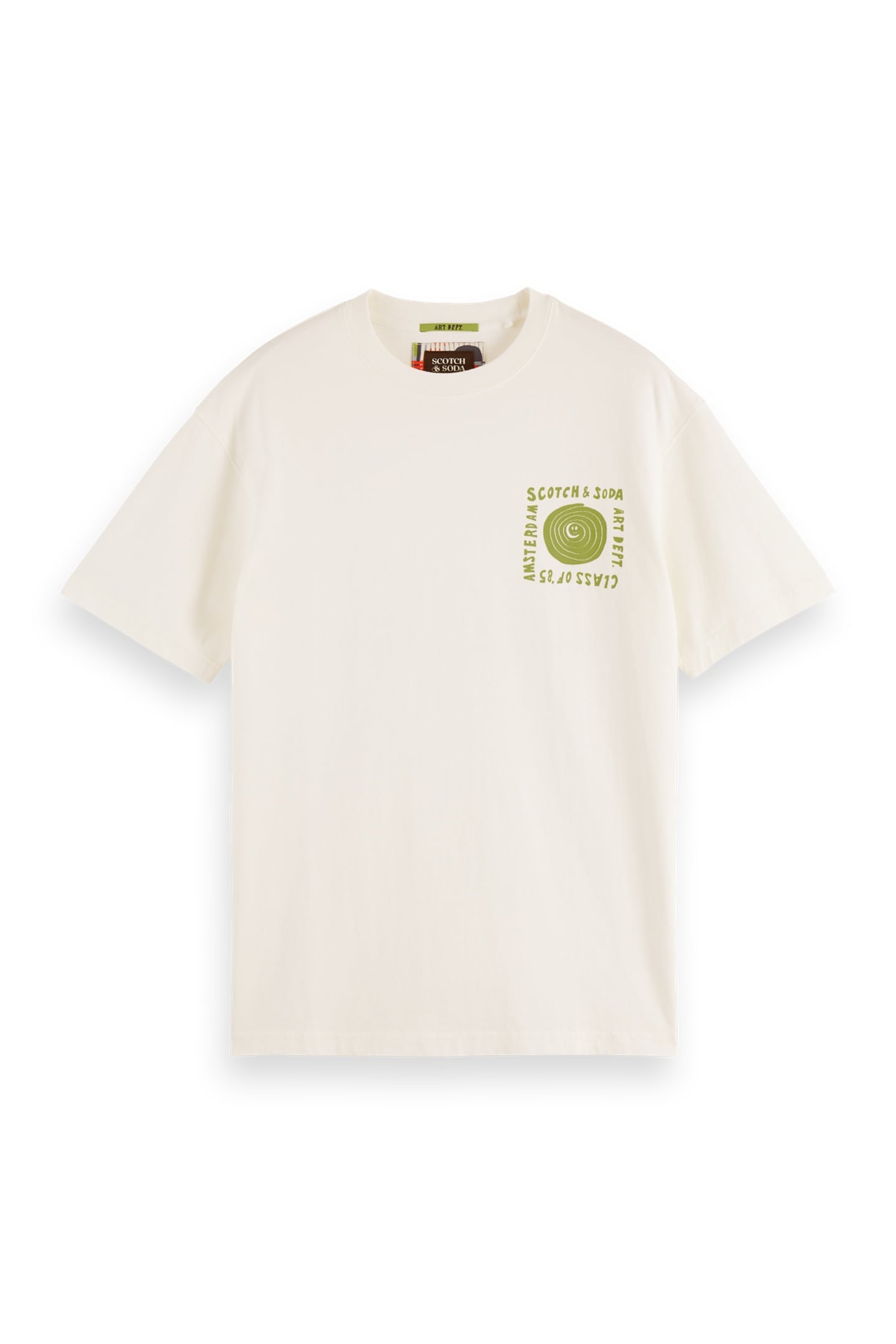 RELAXED-FIT WASHED ARTWORK T-SHIRT BRIGHT WHITE 1