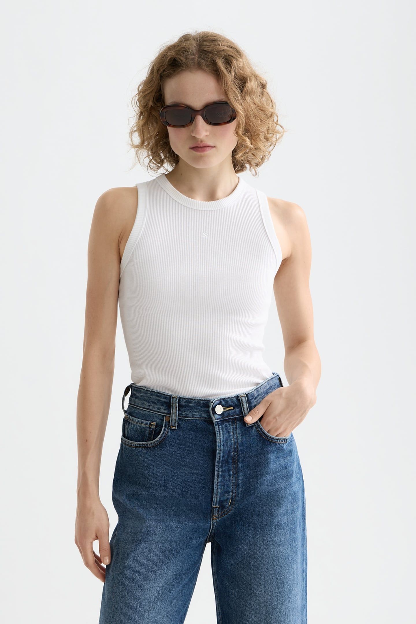 RIB RACER TANK WHITE 1