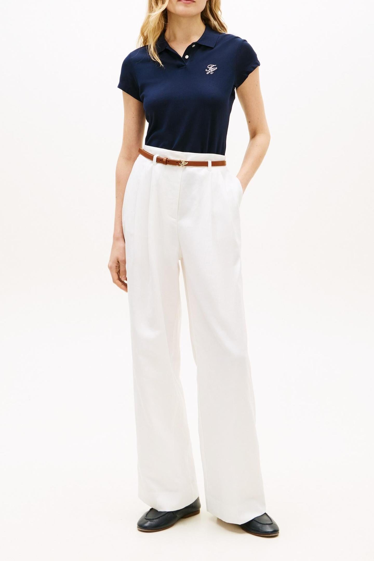 TH SCRIPT SLIM SS POLO DARK NIGHT NAVY 1
