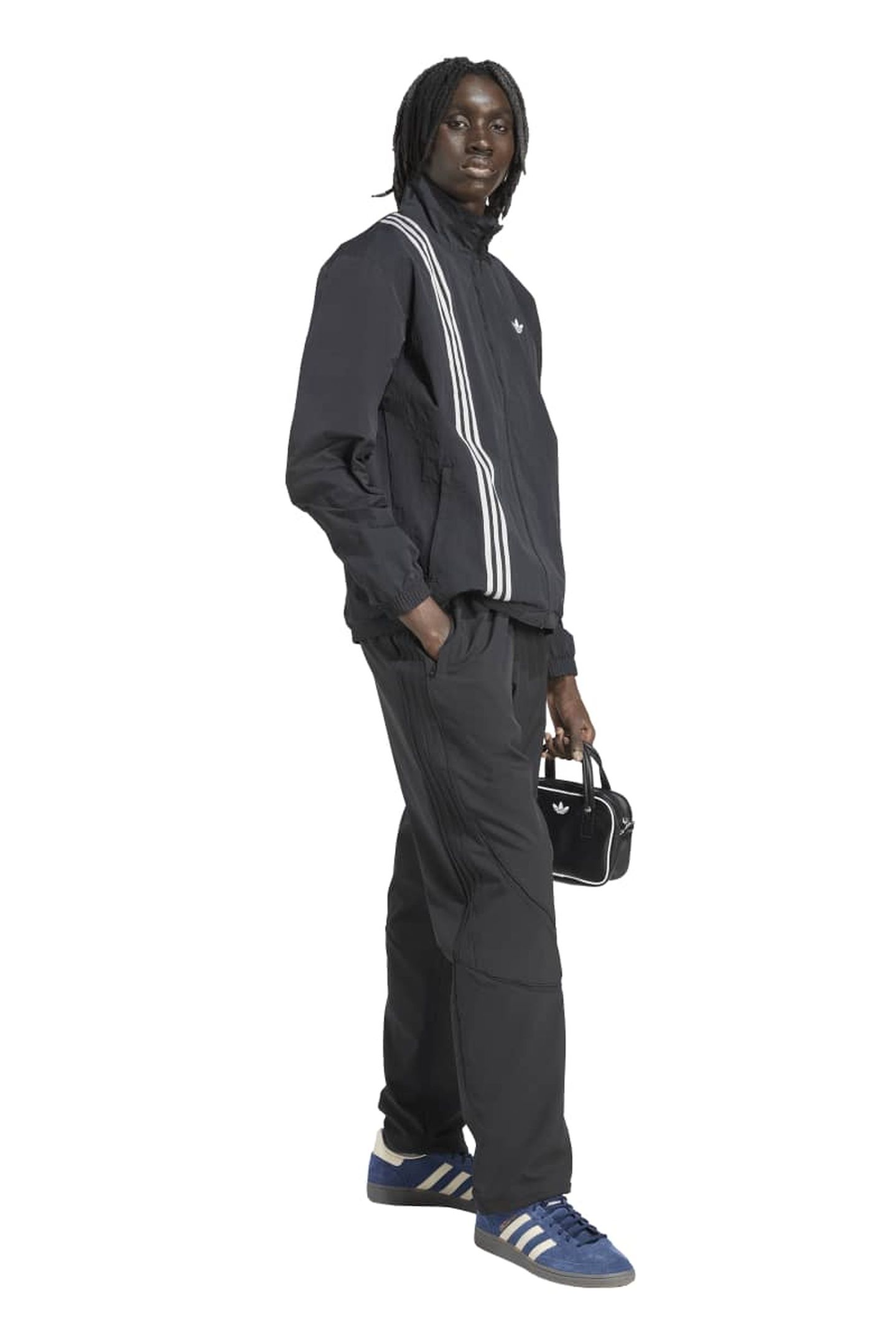 UNISEX ORIGINALS FIREBIRD FRONT STRIPES WOVEN TRACK TOP BLAC 3