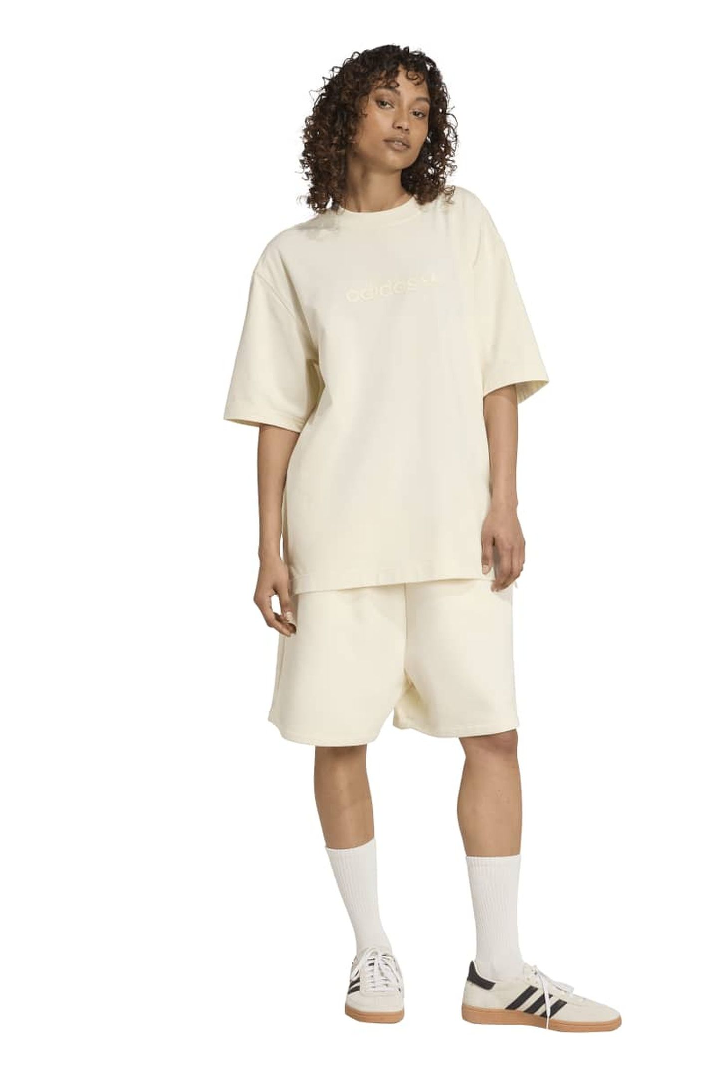 ORIGINALS ESSENTIALS LINEAR SHORTS OVERSIZED CREAM WHITE 3