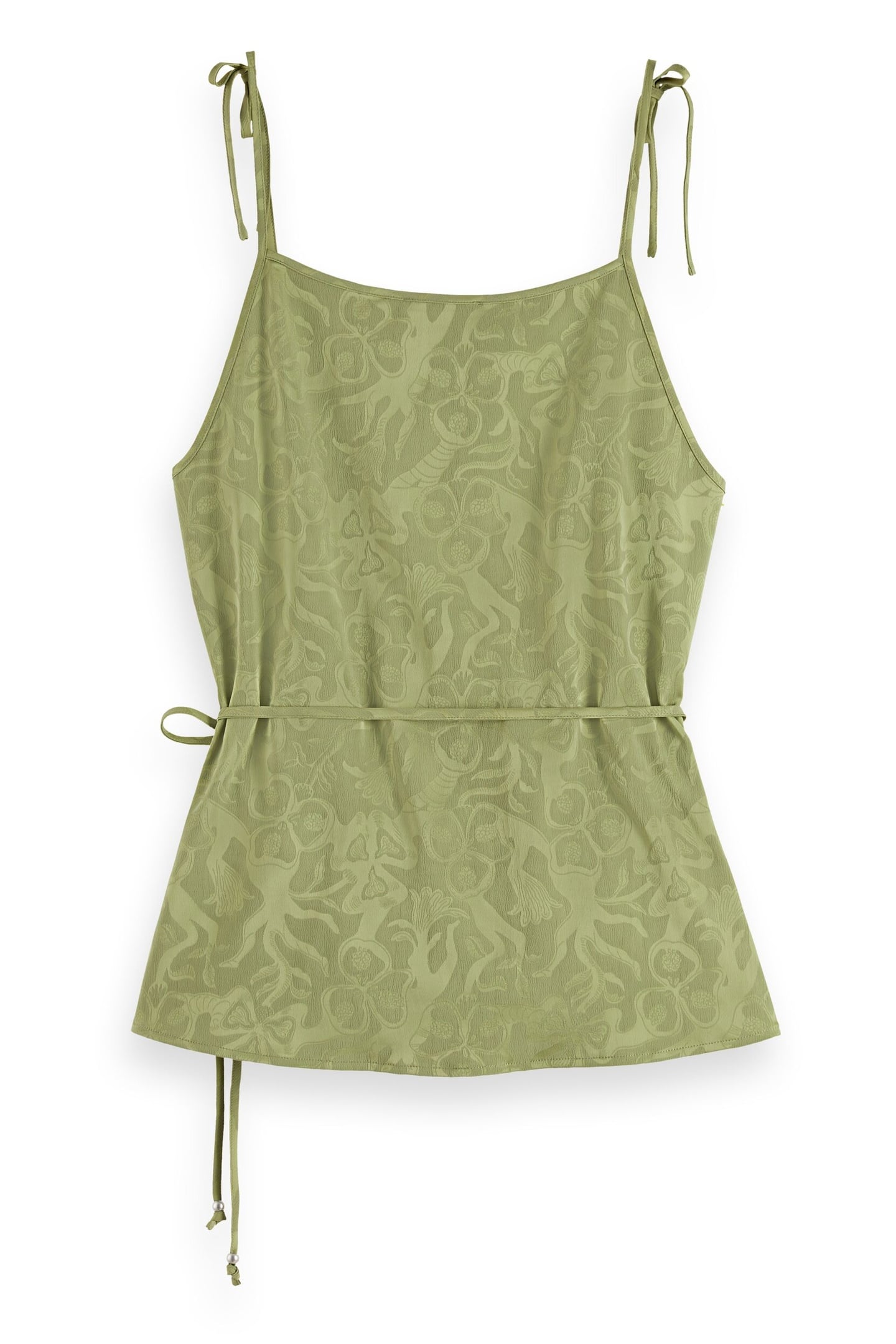 DRAPED WRAP TANK OIL GREEN 1