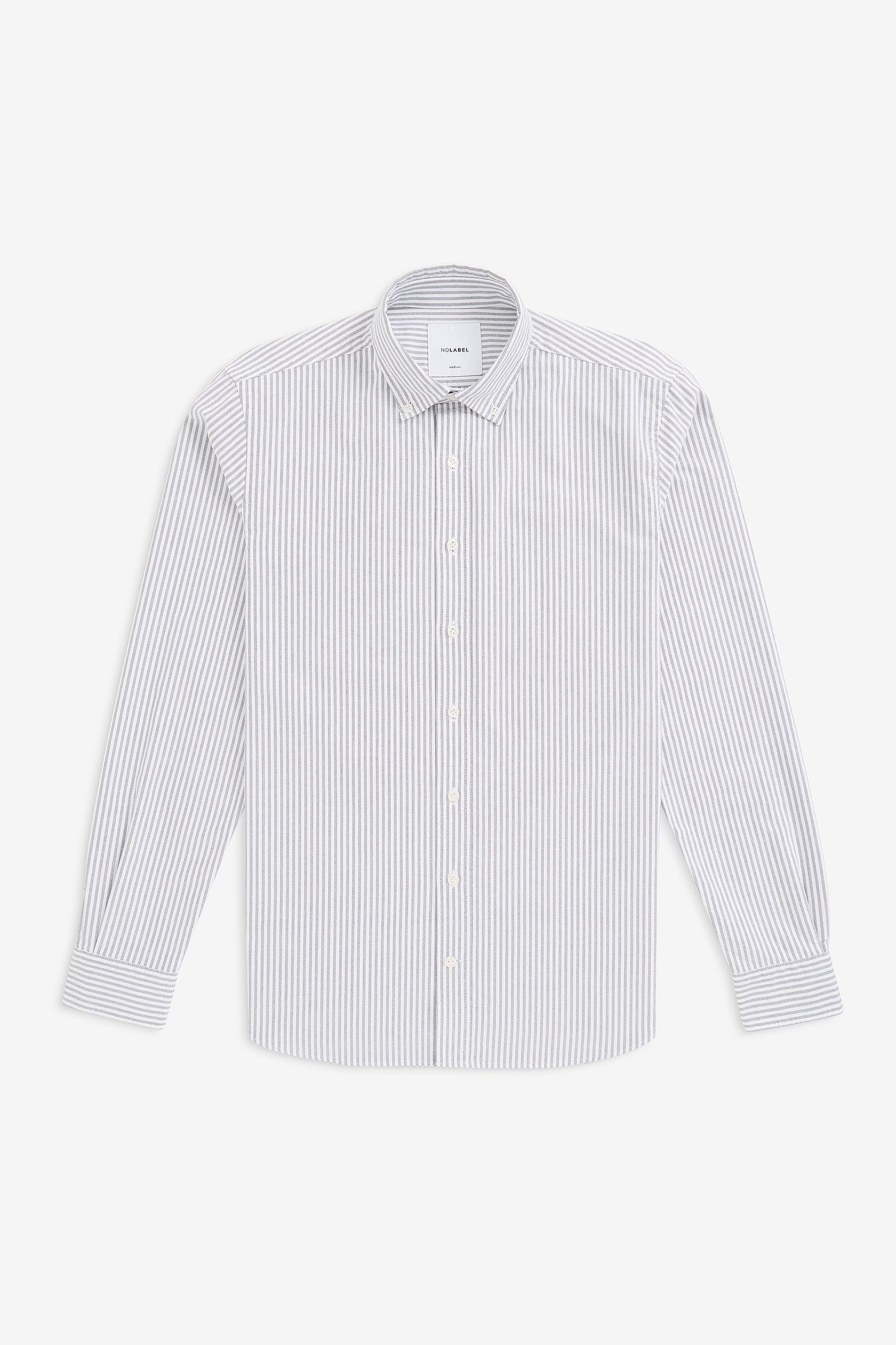 FELIX STRIPED OXFORD COTTON NAVY 3