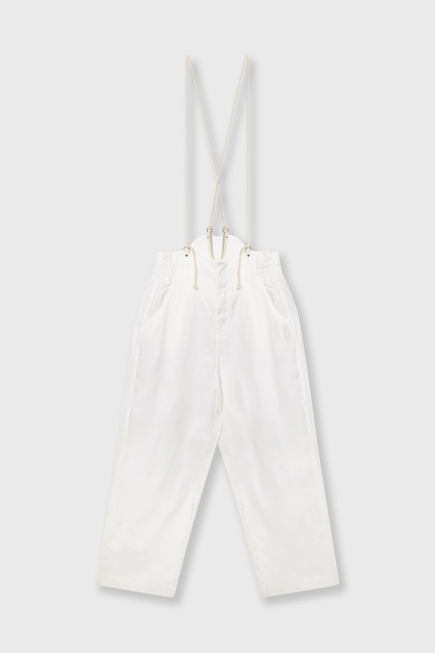 STRAP SALOPETTE TWILL TENCEL ECRU 5