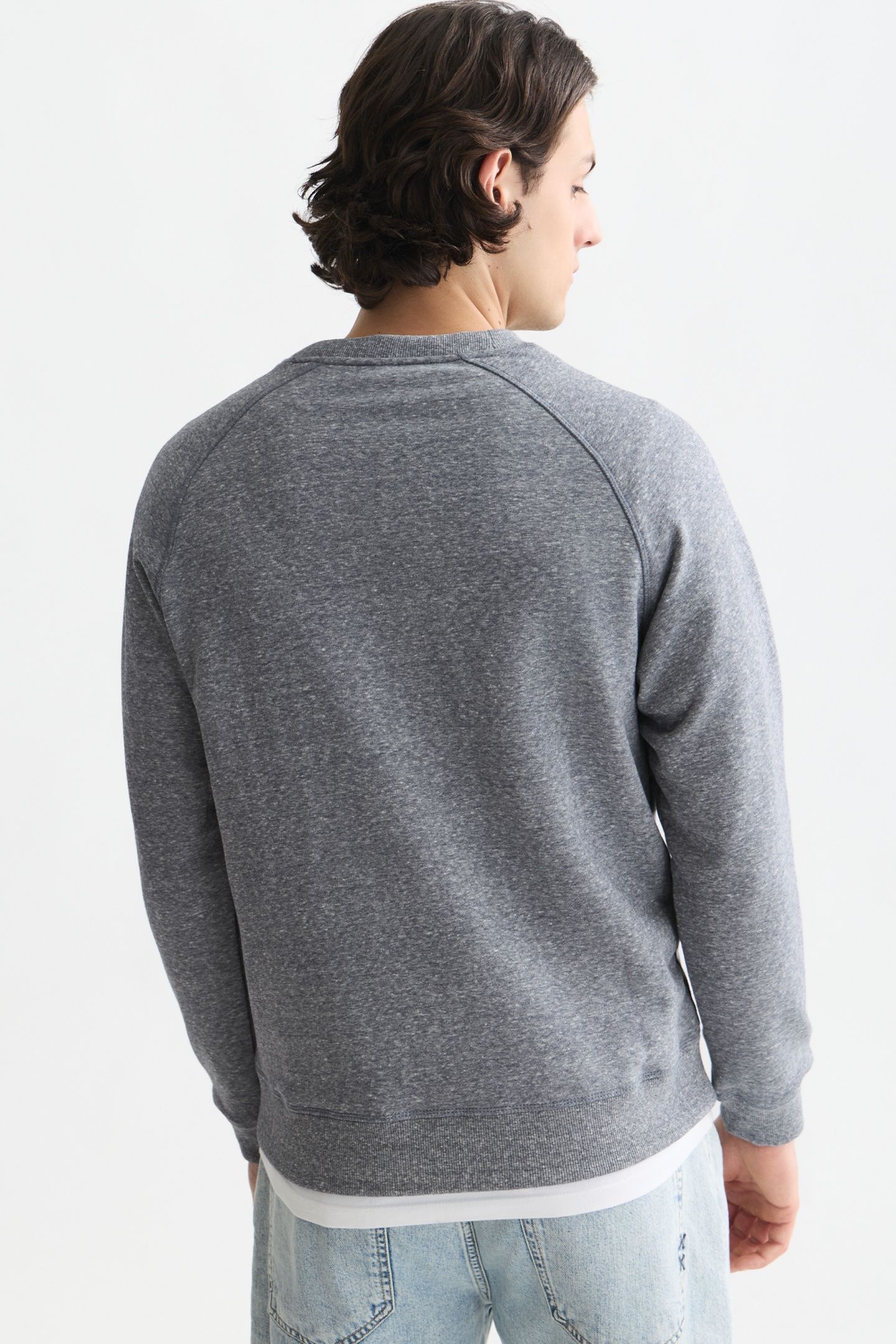 MELANGE REGULAR-FIT SWEATSHIRT SKY CAPTAIN MELANGE 3
