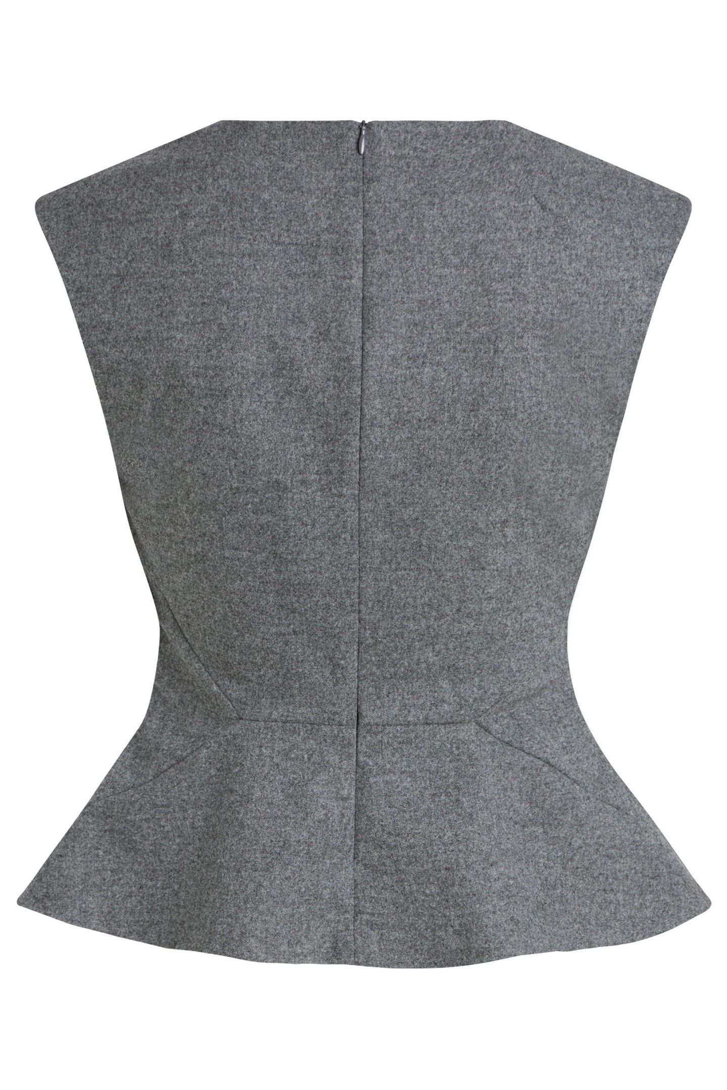 FLANNEL TOP MEDIUM GREY MELANGE 6