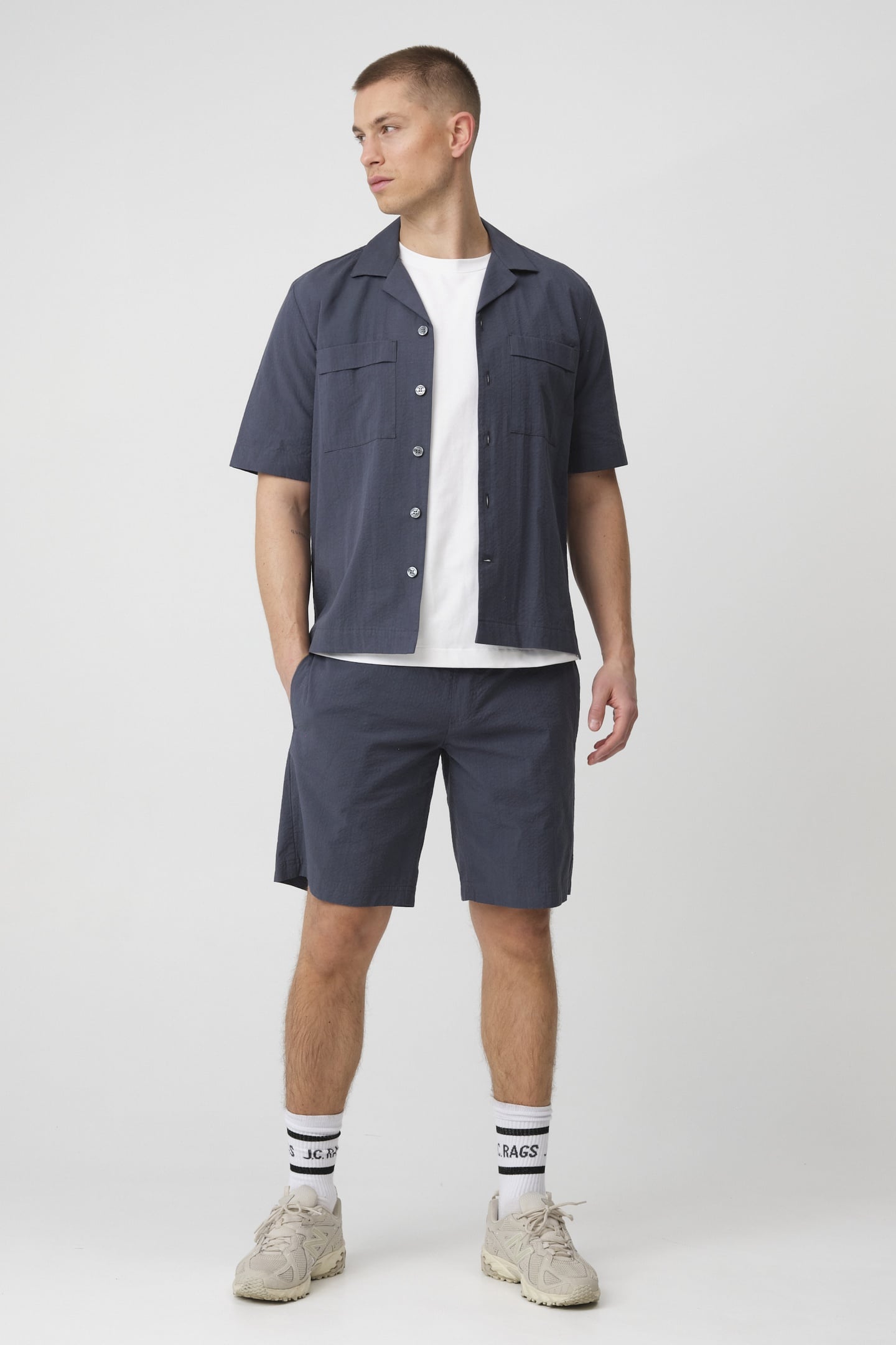 AARON CASUAL SHIRT BLUE 2