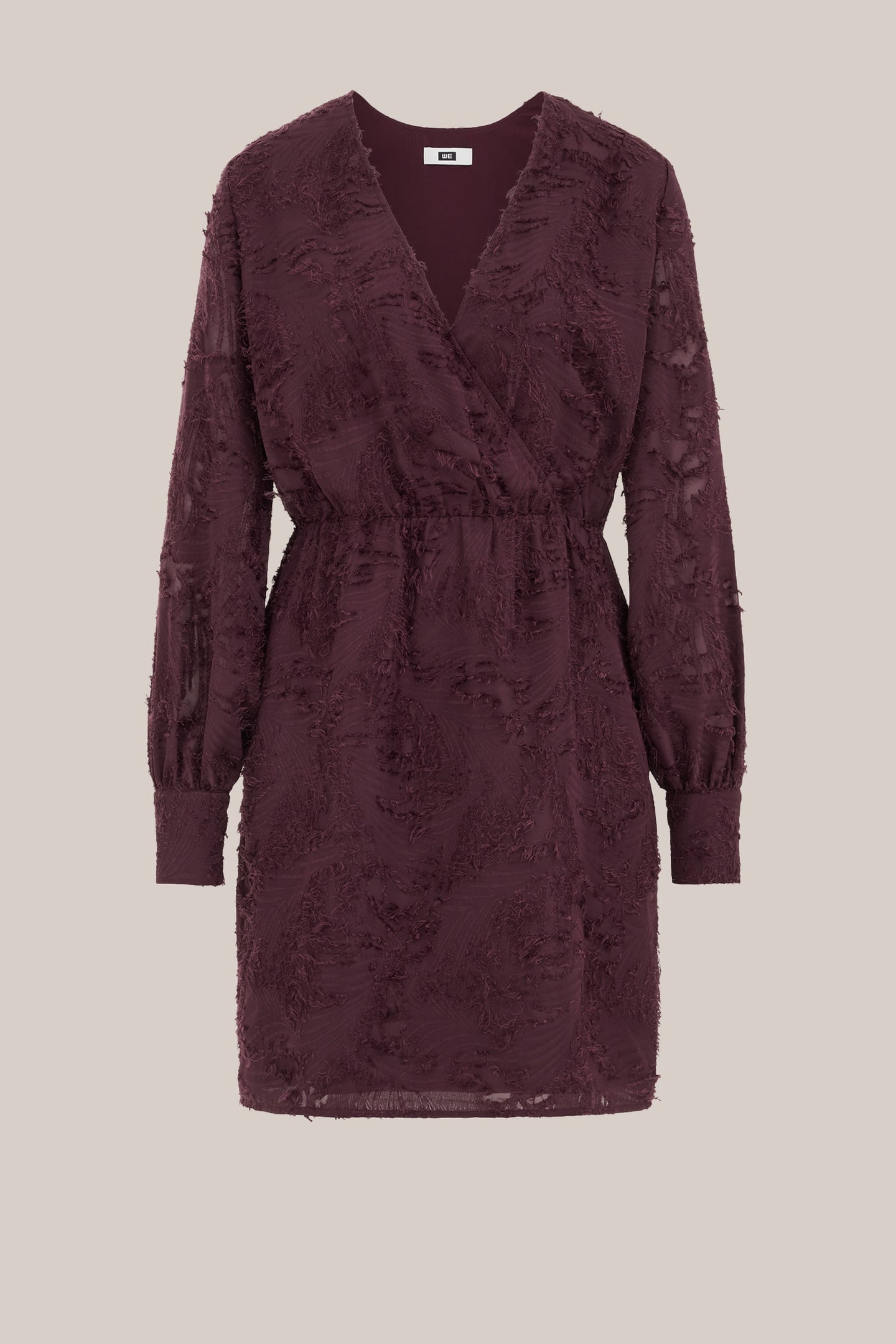 DRESS SHORT BURGUNDY RED 4