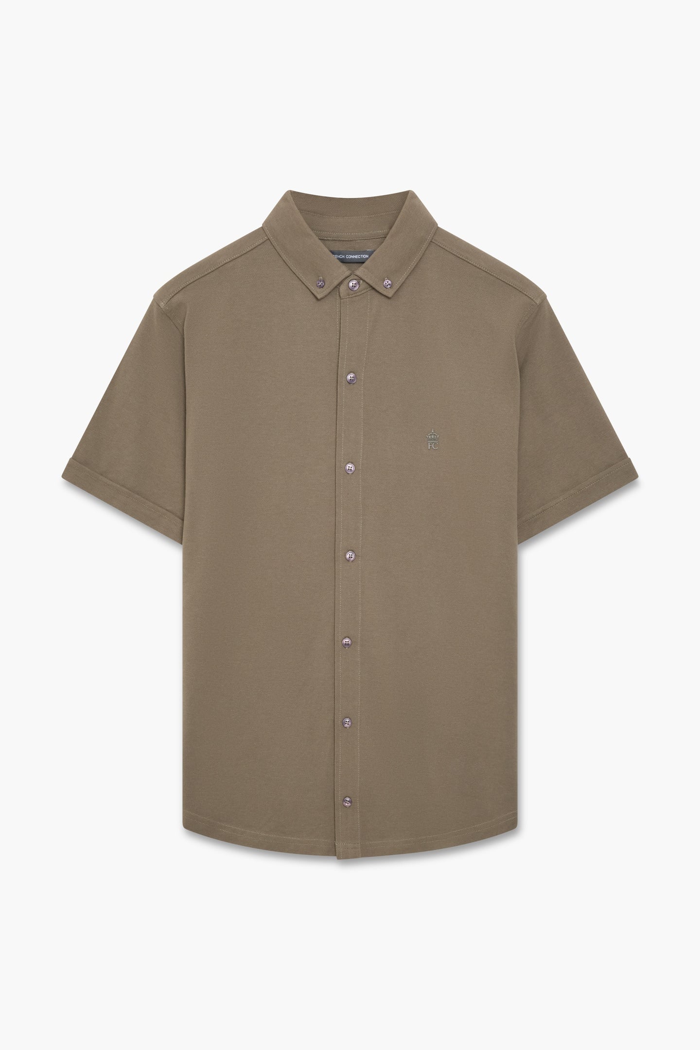 PIQUE SHIRT S/S KHAKI 1
