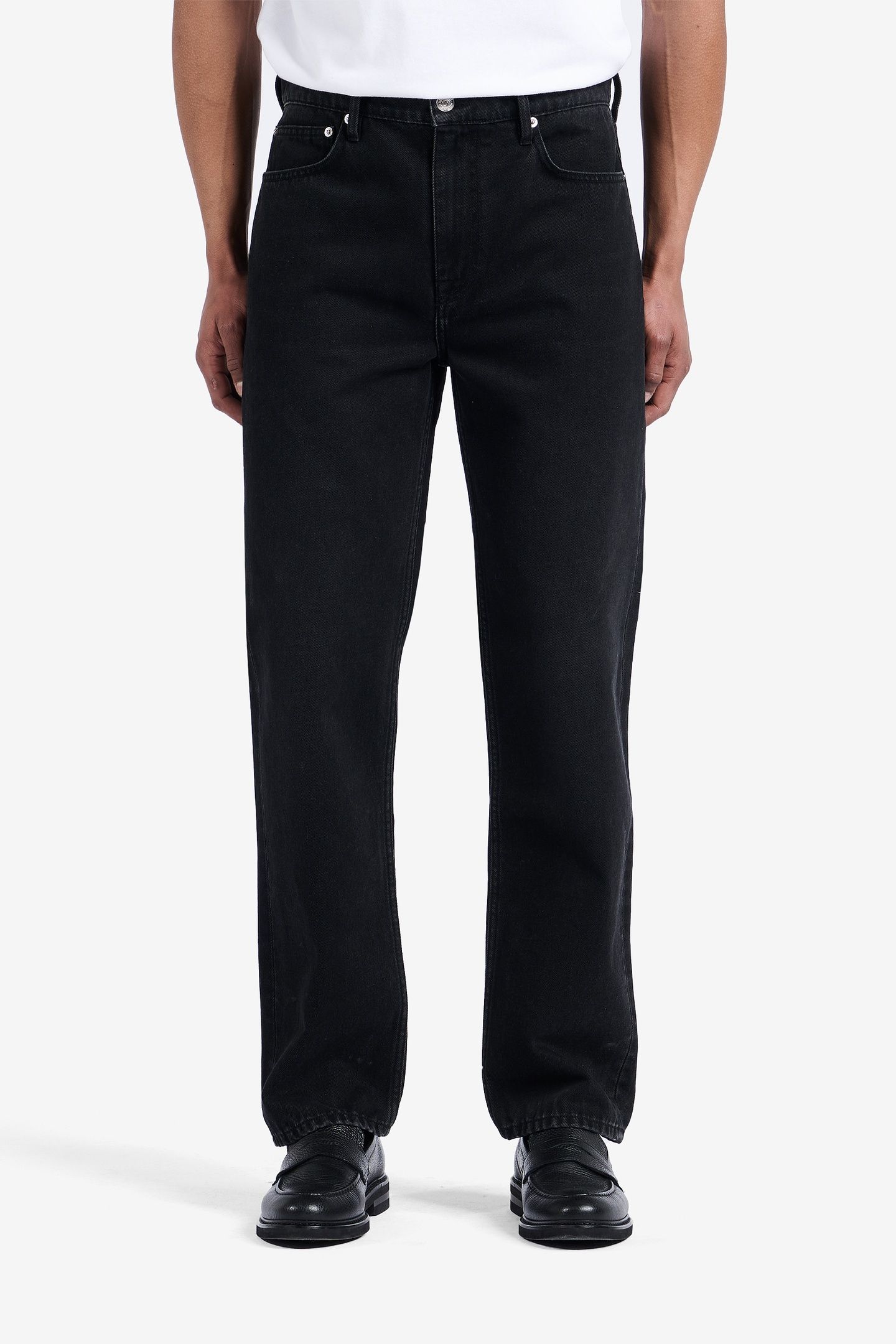 CARLIN DENIM COTTON BLACK 1