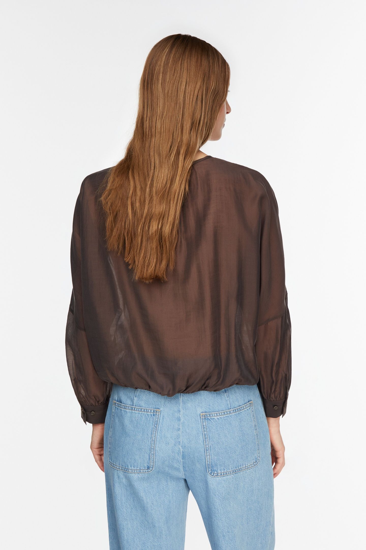 COMMA BLOUSES BROWN 2