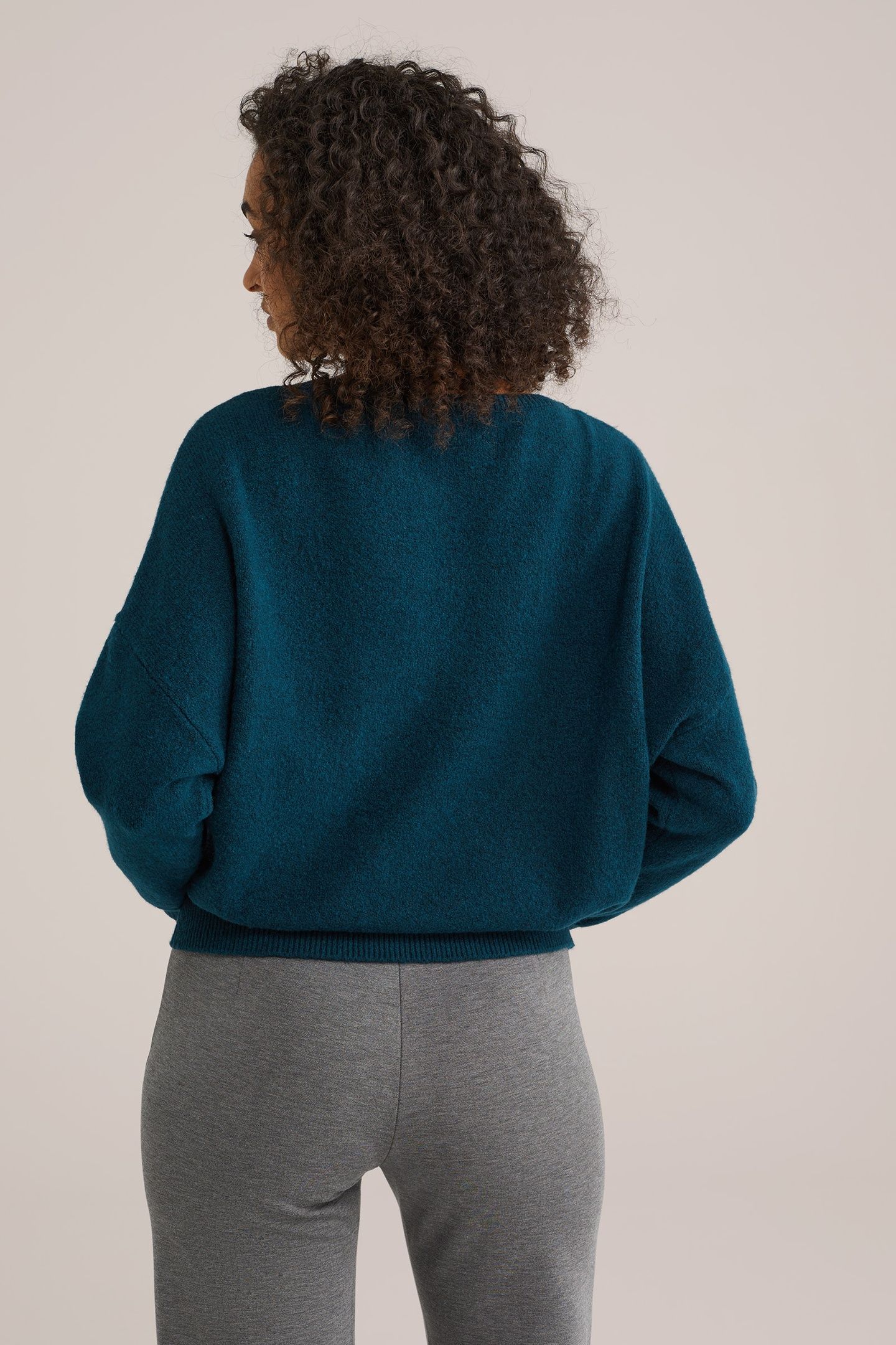 KNITTED PULLOVER TURQUOISE 3