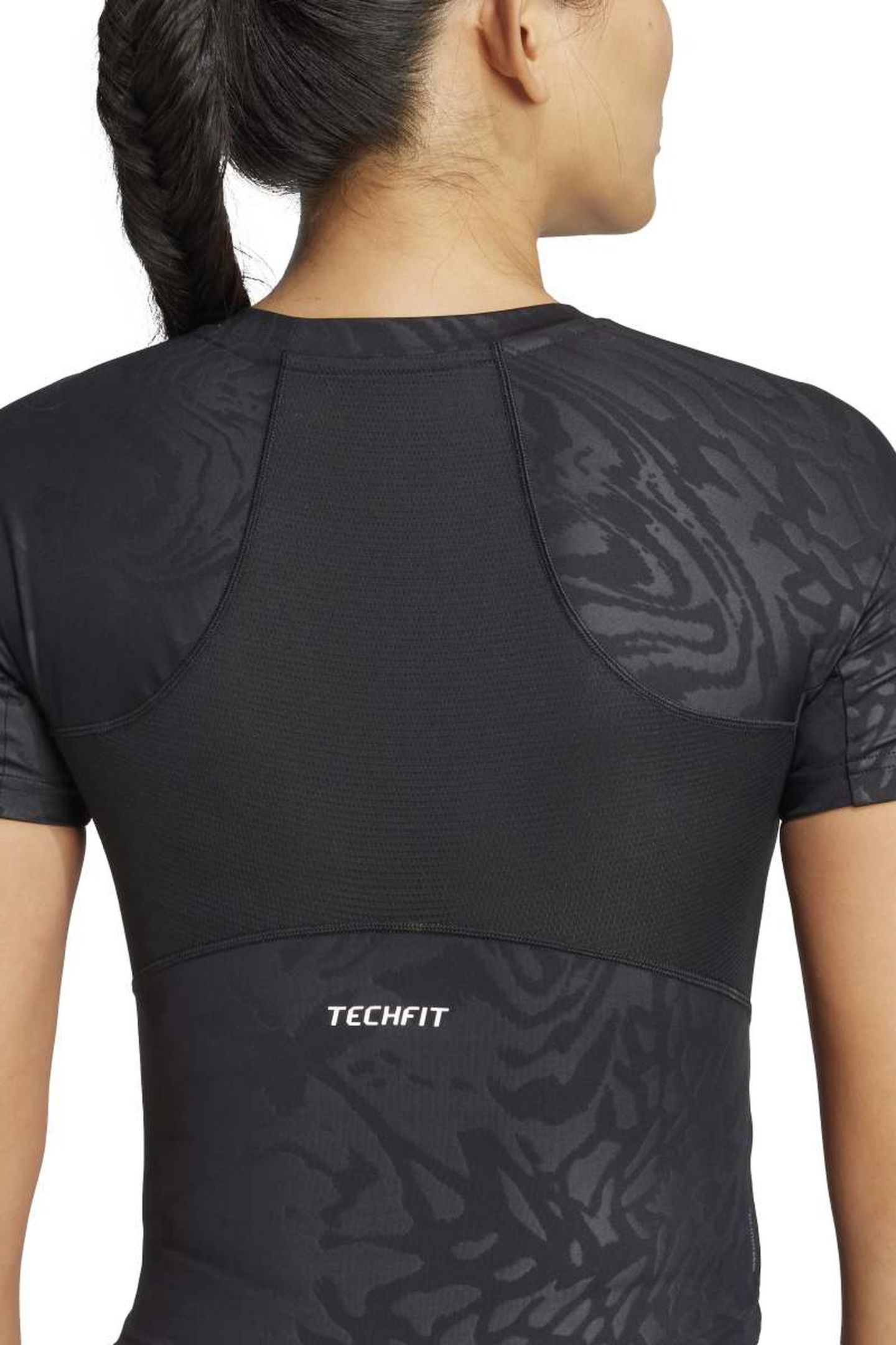 PERFORMANCE TECHFIT PRINTED T-SHIRT BLACK 4