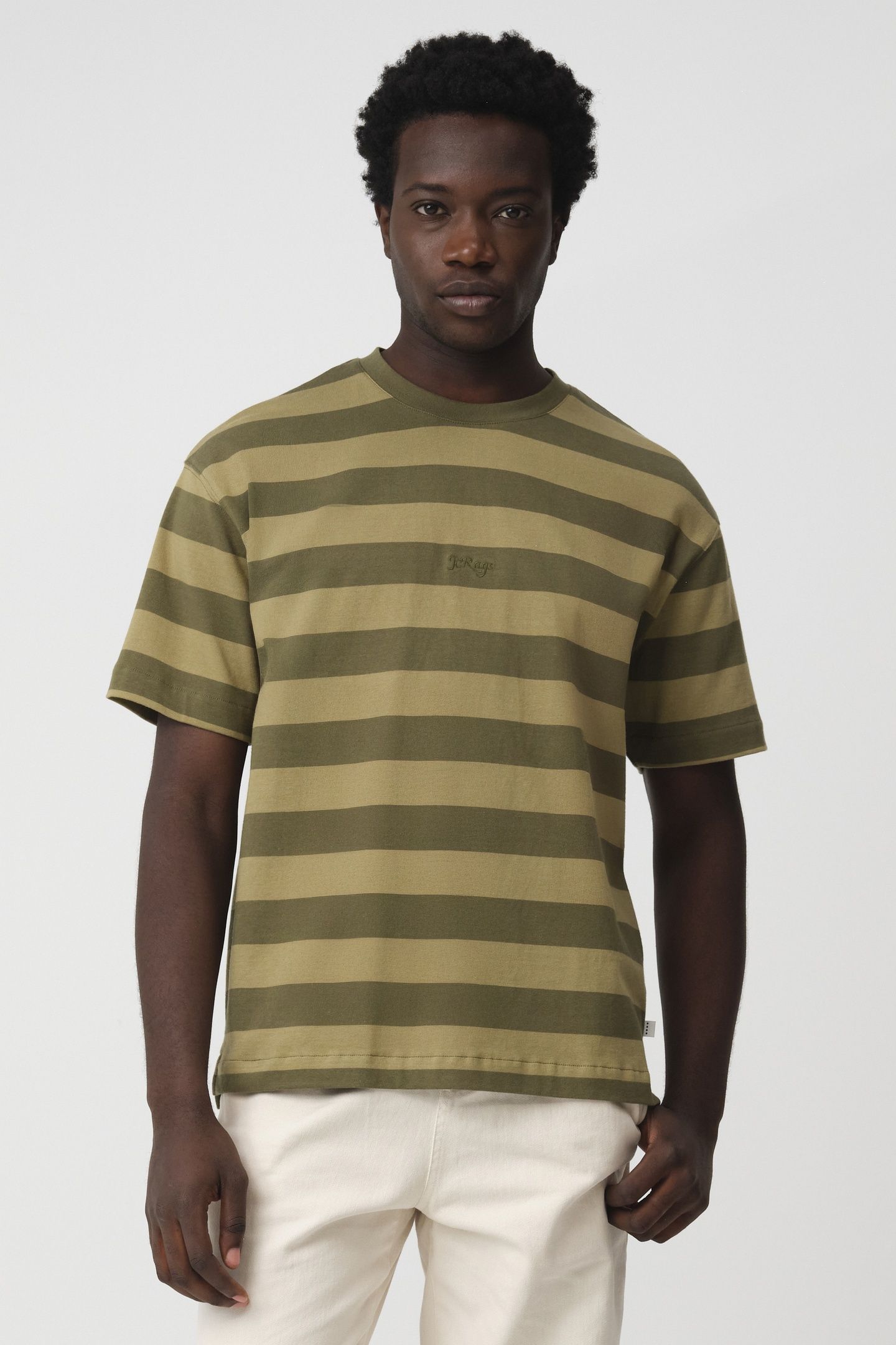 ROMEO STRIPE T-SHIRT GREEN 2