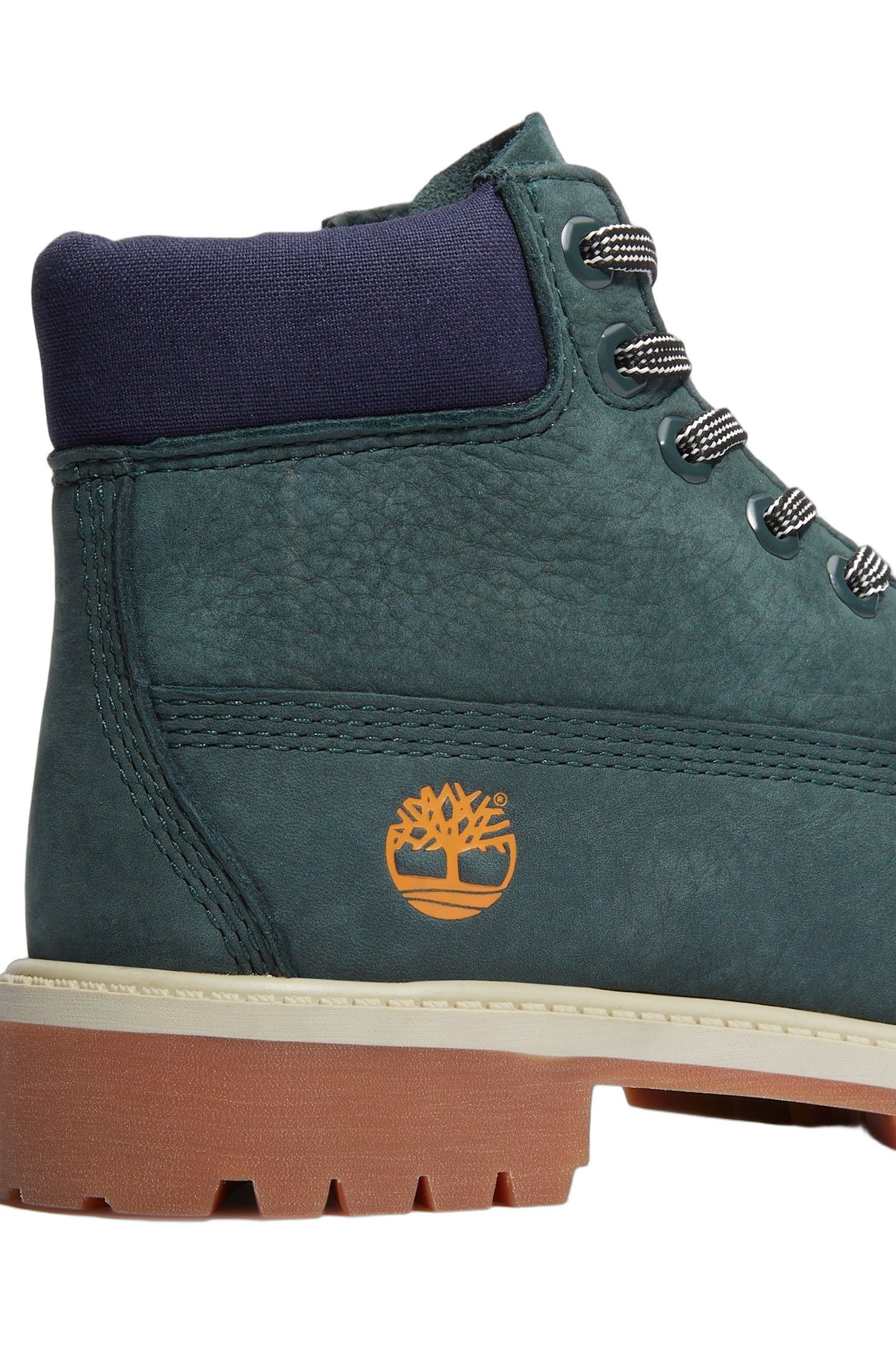 6 INCH LACE UP WATERPROOF BOOT DK GRN NUBUCK 7