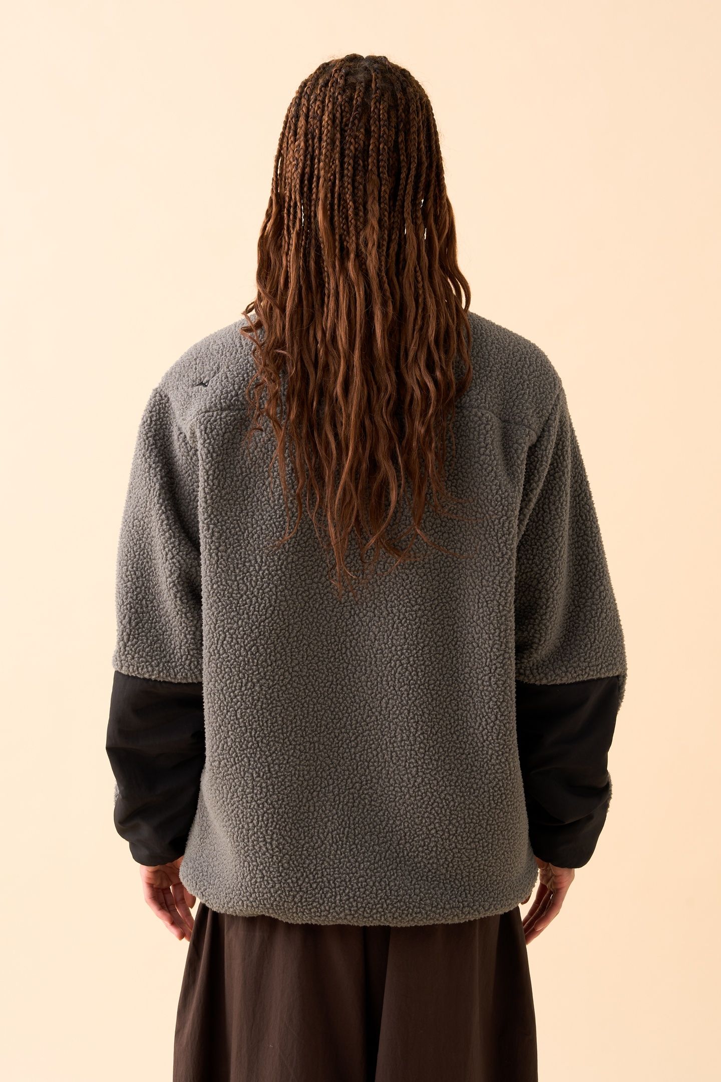 UNISEX SL UTILITY FLEECE JACKET PEWTER GRAY 2
