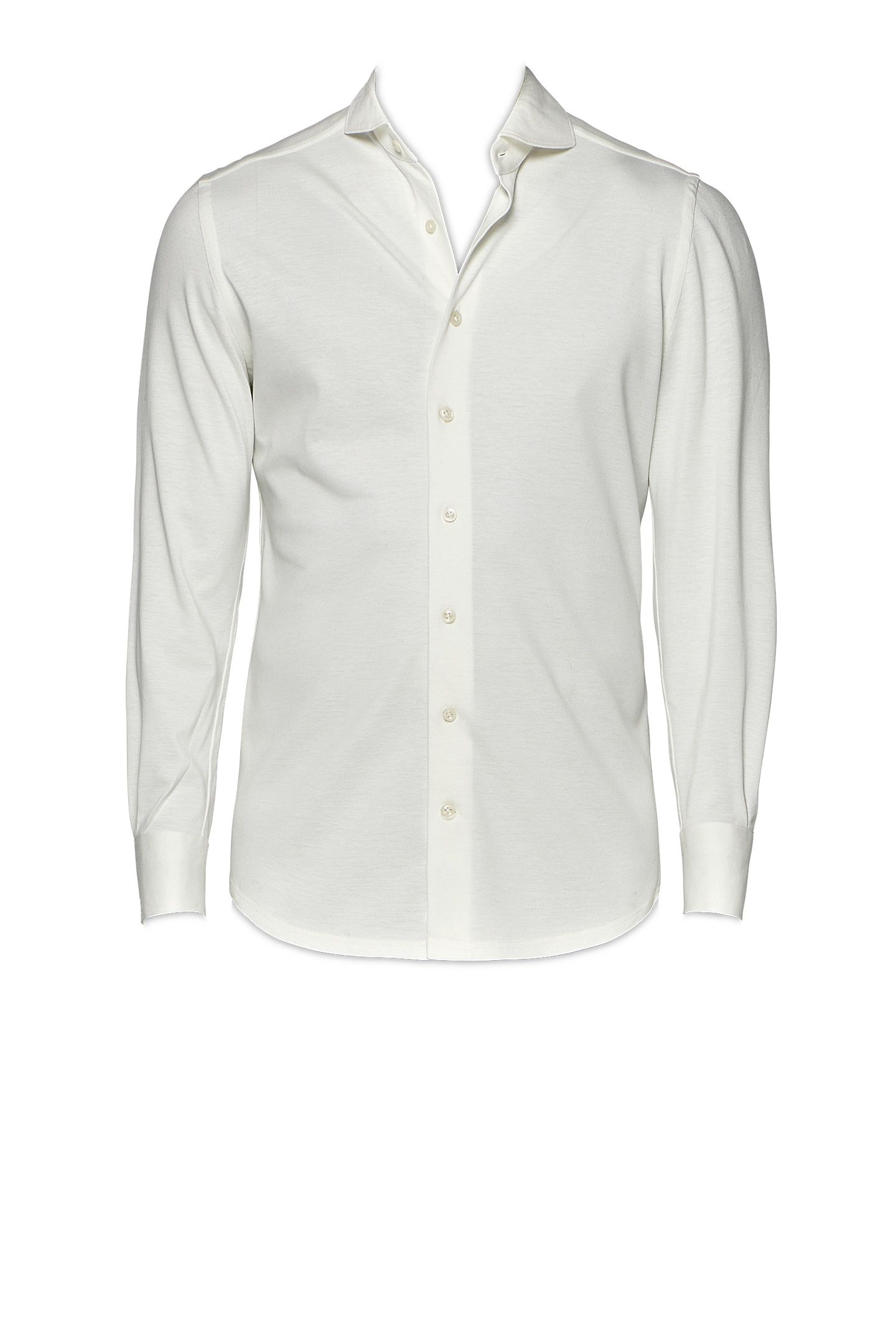 OFF-WHITE KNITTED FULL PLACKET CASUAL SHIRTS OFF-WHITE 4
