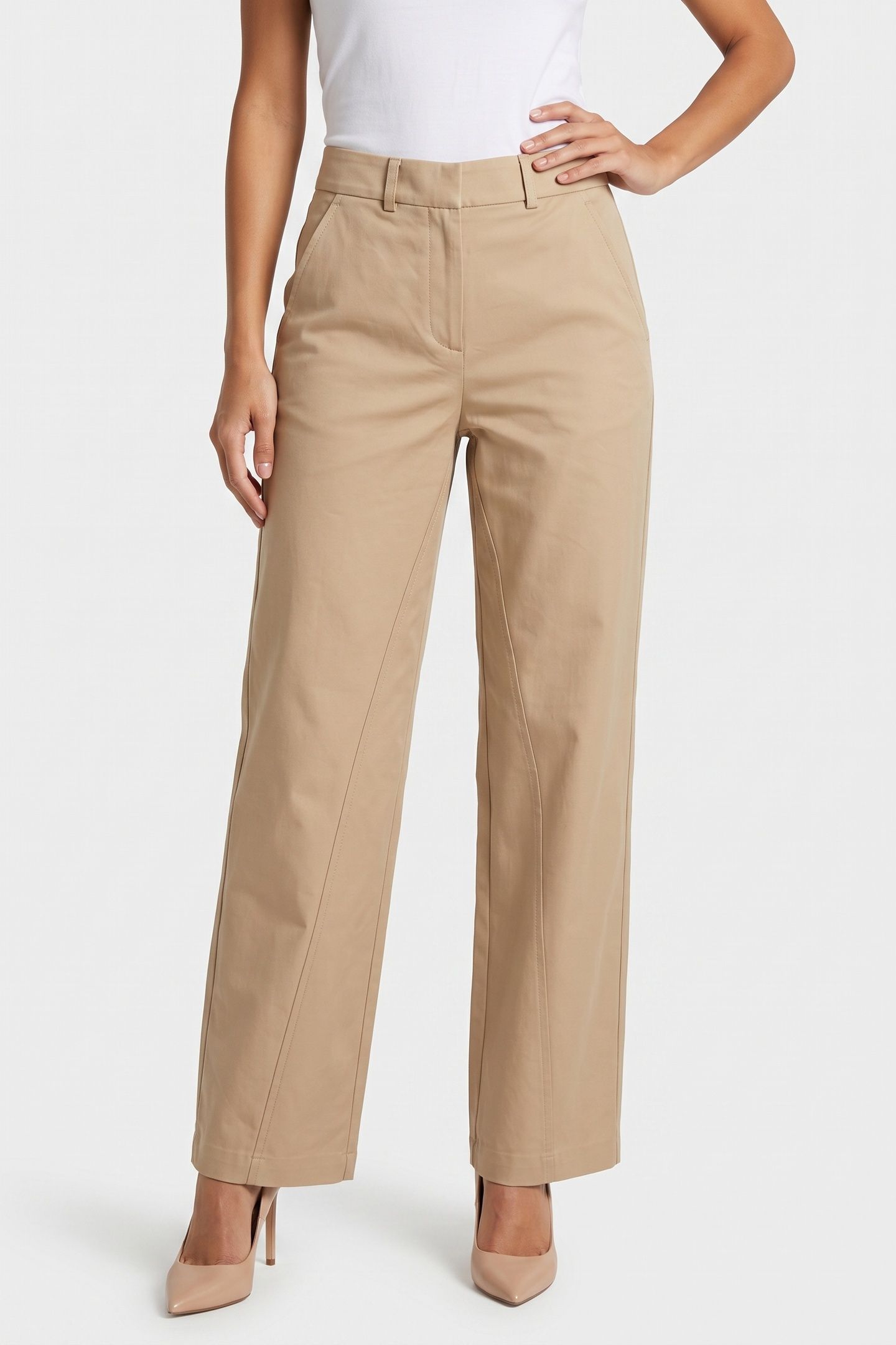 VAROULA TROUSER CAMEL 1