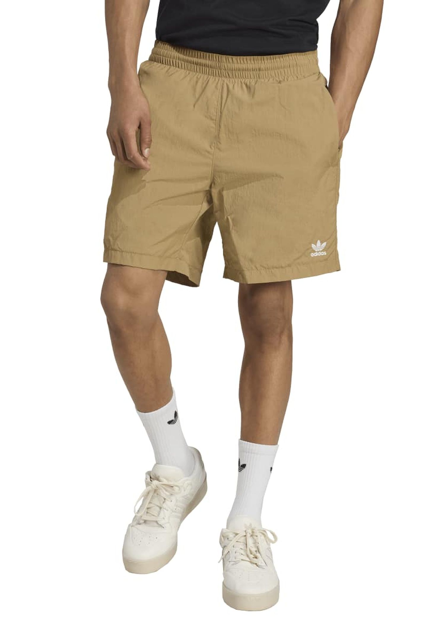 UNISEX ORIGINALS TREFOIL ESSENTIALS WOVEN SHORTS CARDBOARD 1