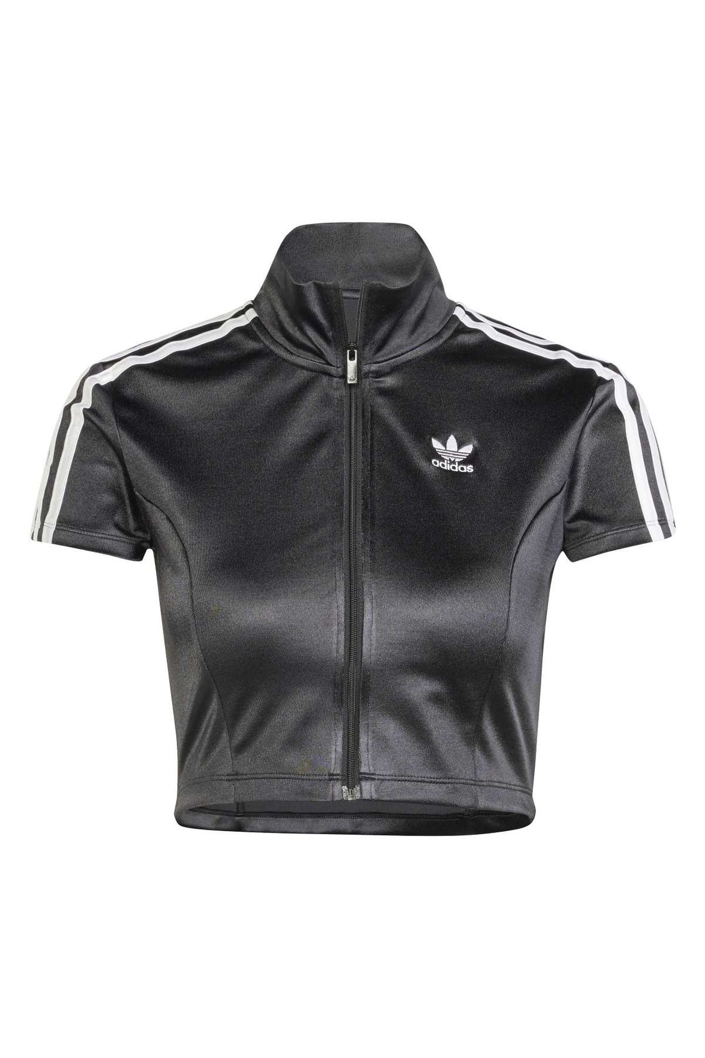 ORIGINALS ADICOLOR SHORT SLEEVE TRACK TOP BLACK 3