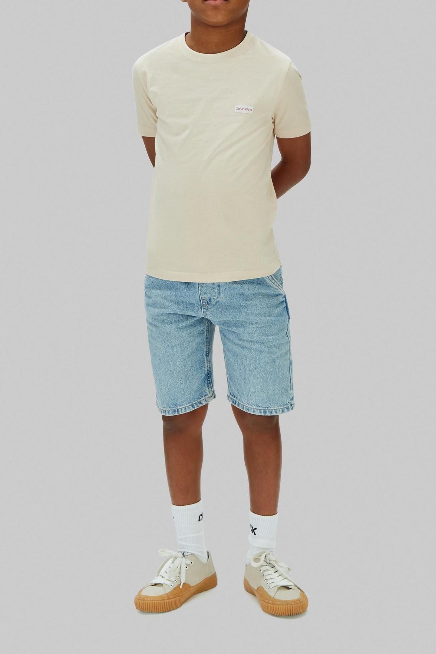 BOYS SKATER DENIM SHORTS DANTE WASH 1