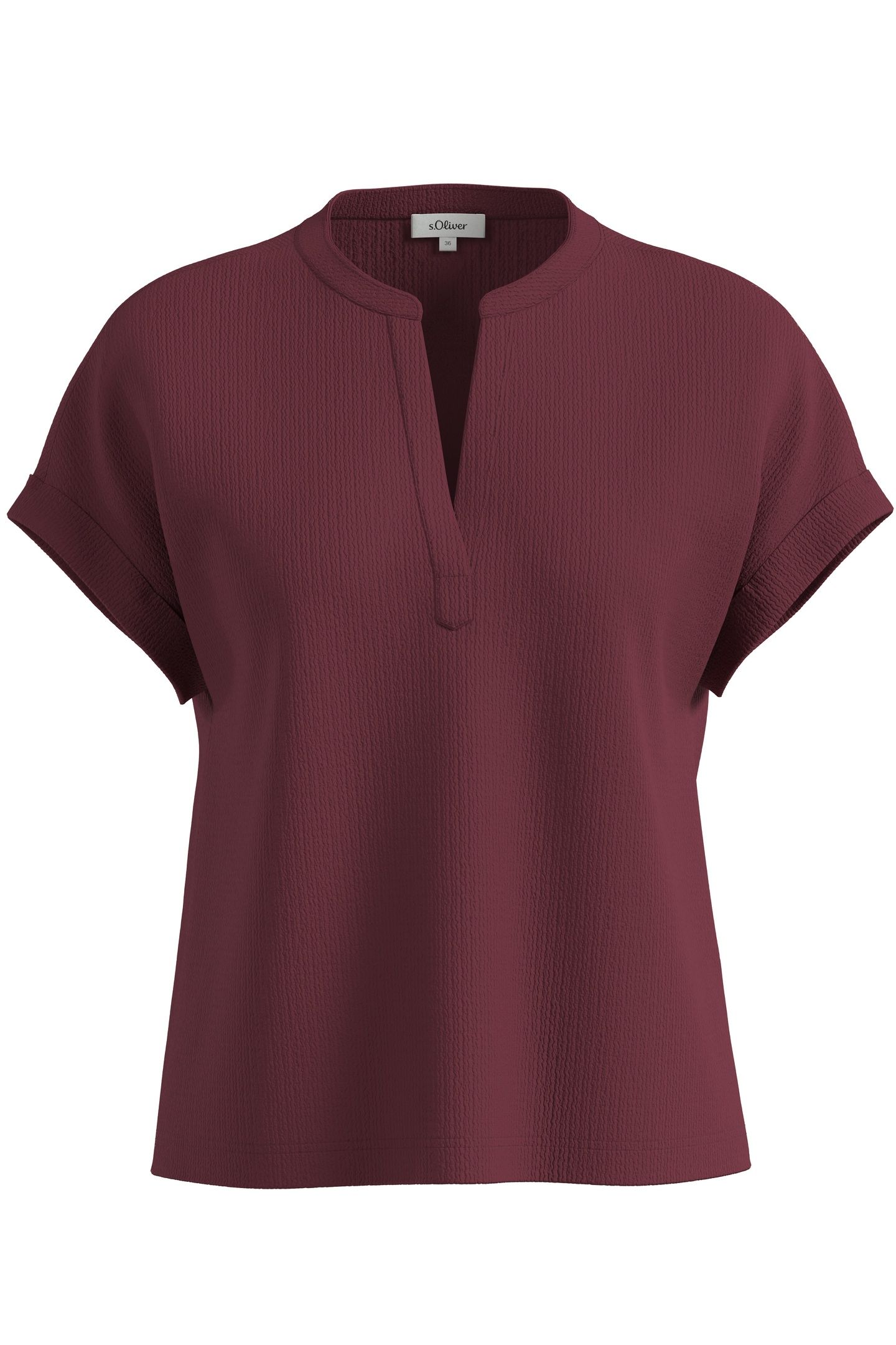 S.OLIVER T-SHIRTS BURGUNDY 1