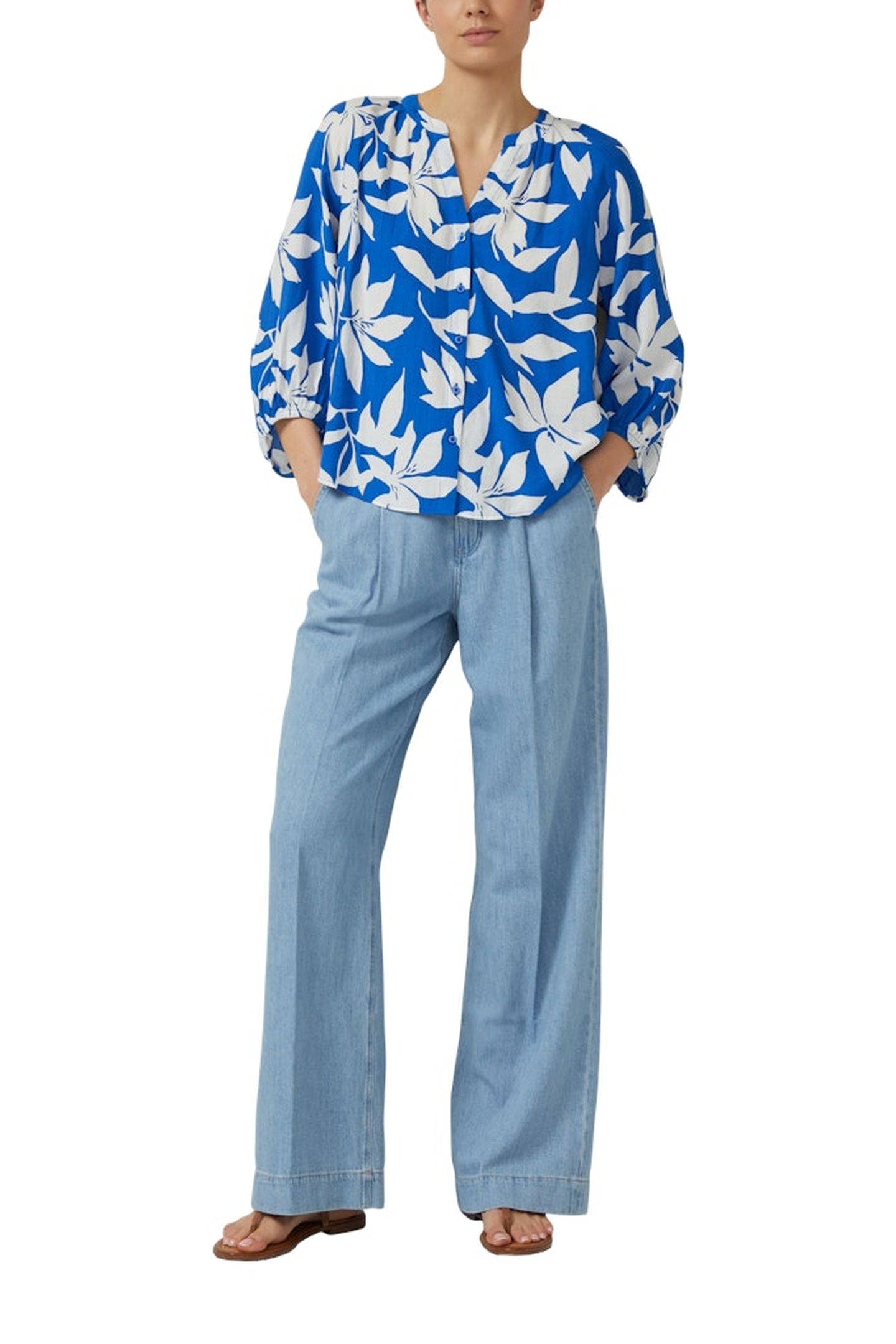 S.OLIVER BLOUSES BLUE 2