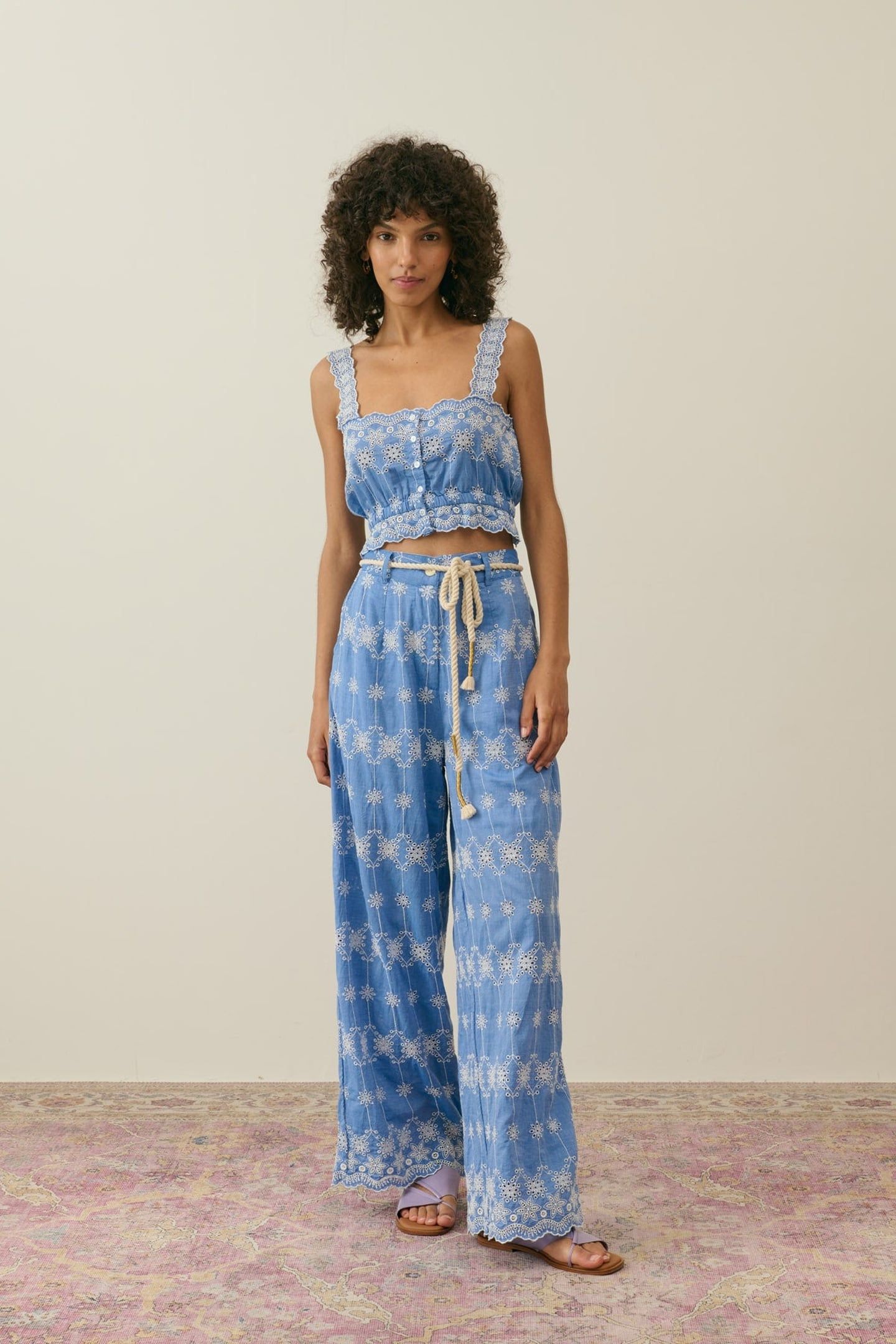 PANTS FREDERIQUE STONE BLUE 1