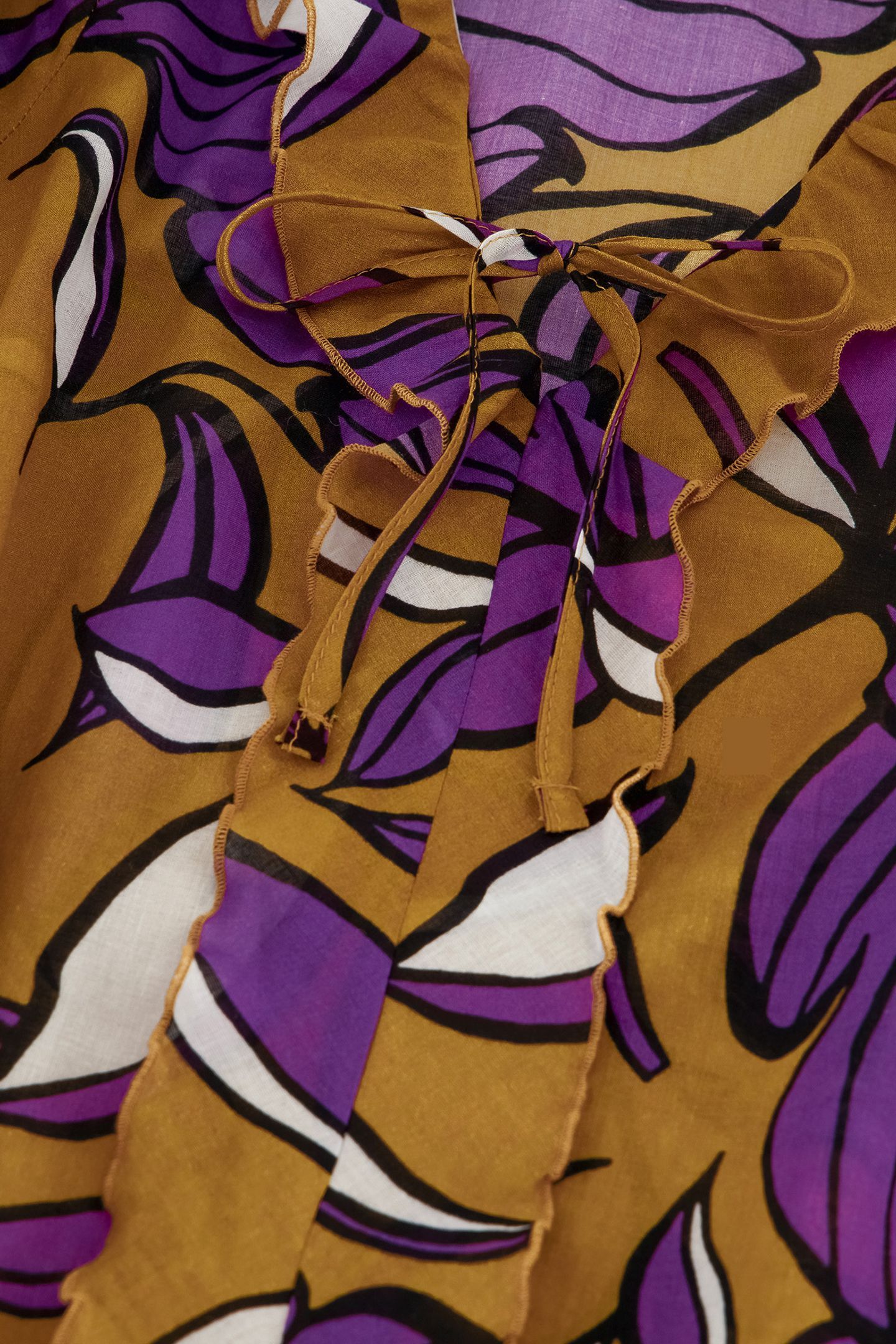 LOLA FLOWER BLOUSE HONEY/PURPLE 6