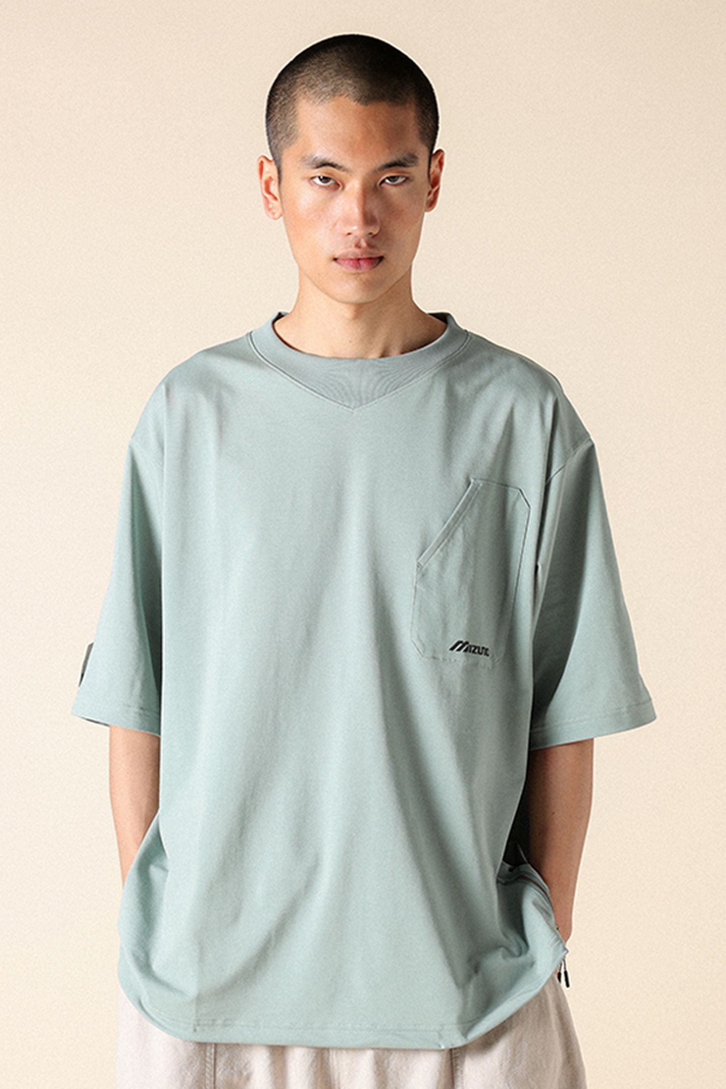 UNISEX SL HIGH GAUGE PULLOVER ICEBERG GREEN 2