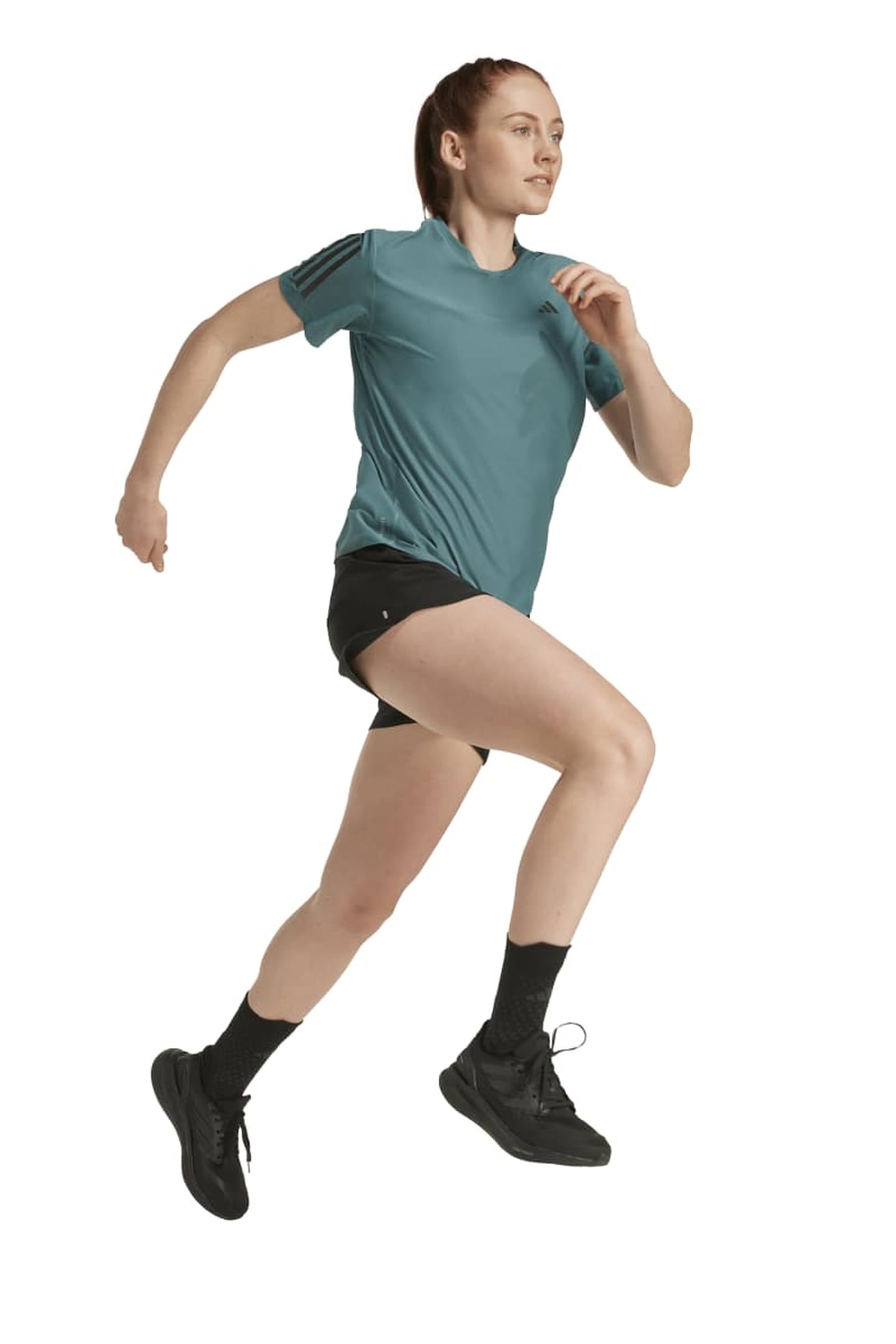 PERFORMANCE OWN THE RUN T-SHIRT PRELOVED TEAL 3