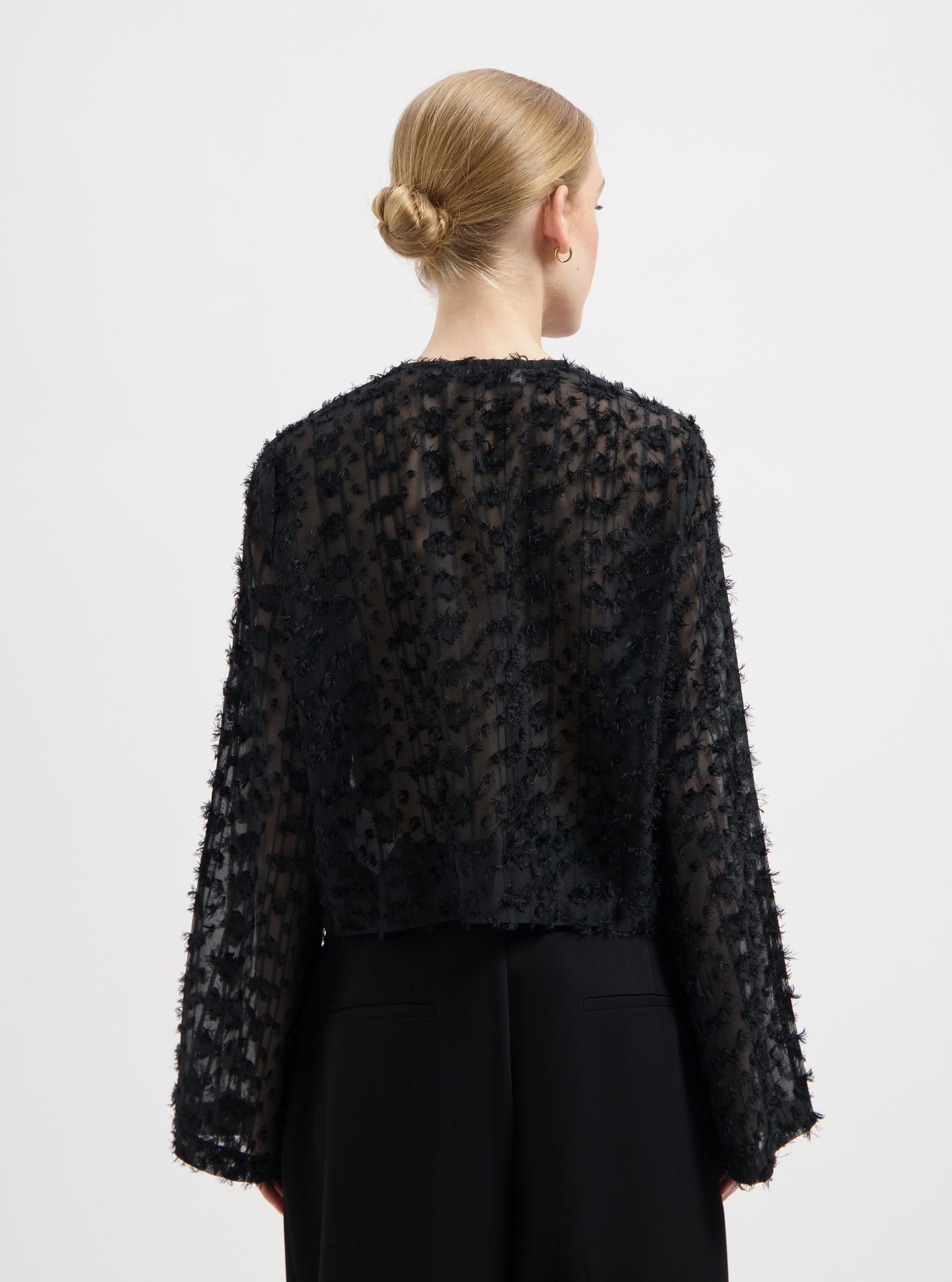 NOUS SOMMES LABELS – GEORGIE BLOUSE BLACK 3