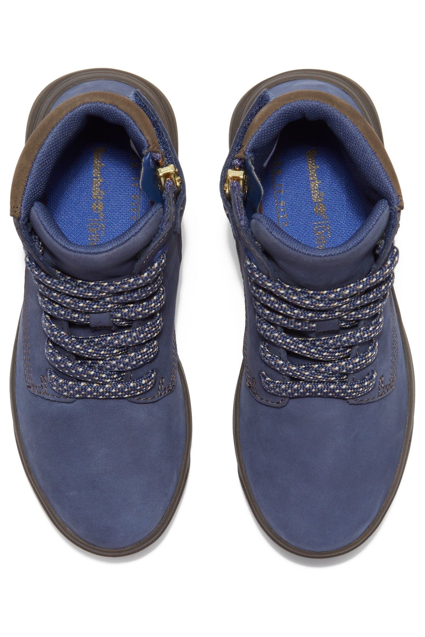 MID LACE UP WITH ZIP SNEAKER DK BLU NUBUCK 3