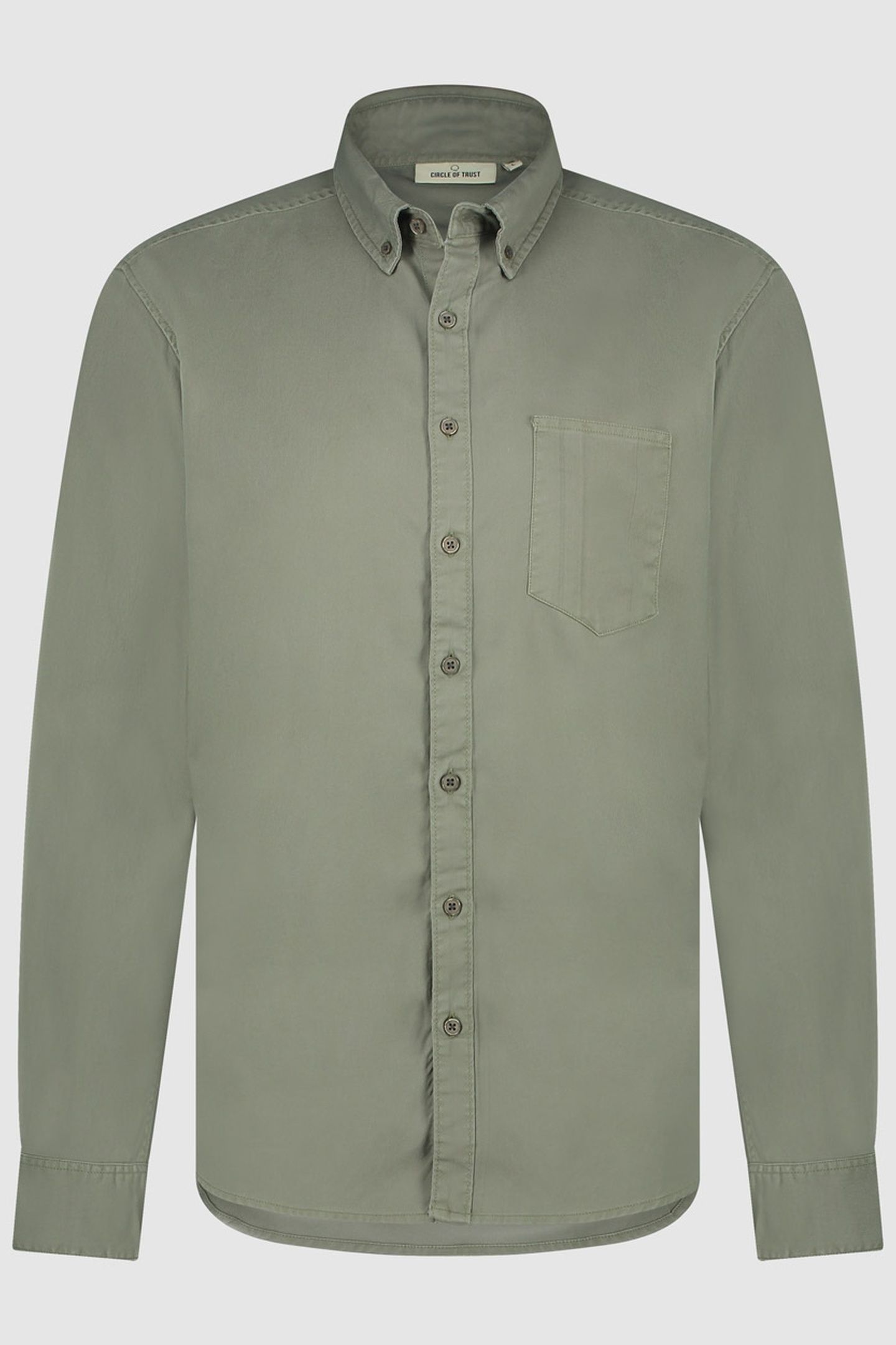 LAURENS SHIRT LS OLIVE LEAF 1