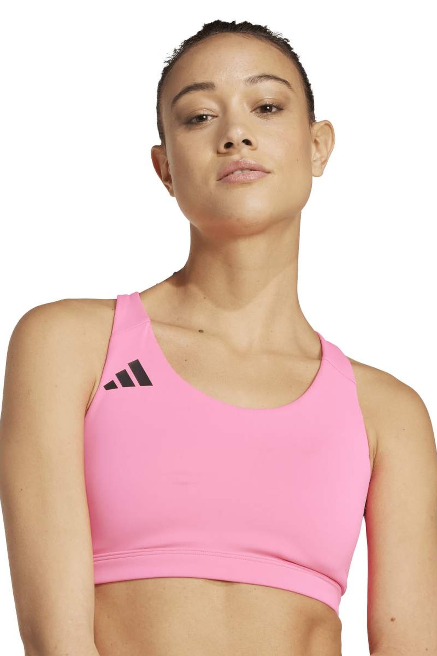 PERFORMANCE ADIZERO ESSENTIALS RUN MEDIUM SUPPORT BRA LUCID 1