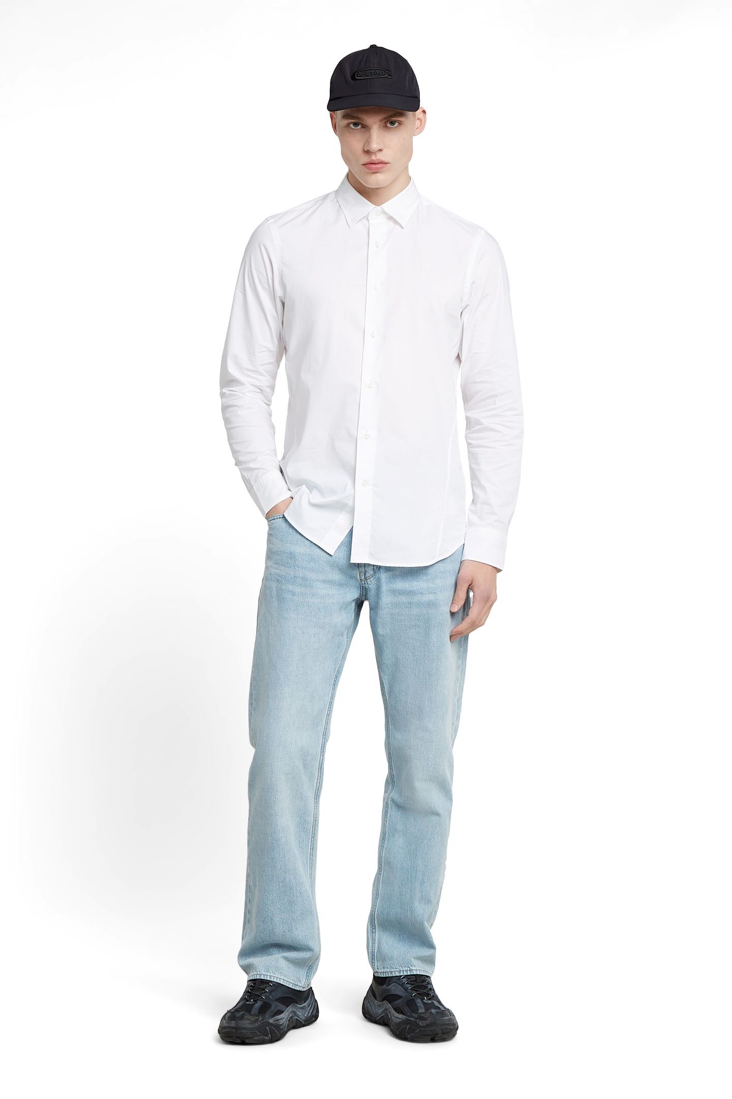 DRESSED SUPER SLIM SHIRT WHITE 1