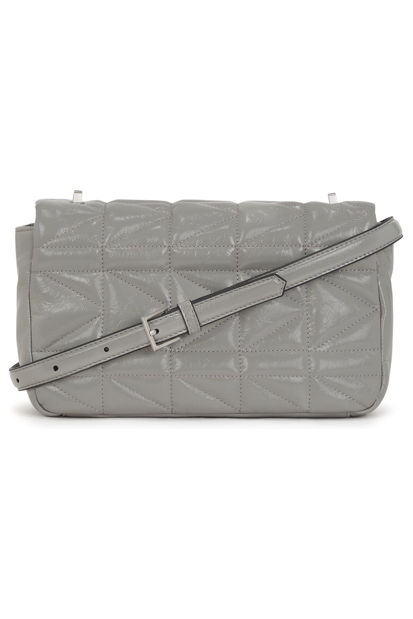 K/KUILT MEDIUM EXT SHOULDER BAG WRINKLE CLOUD GREY 2
