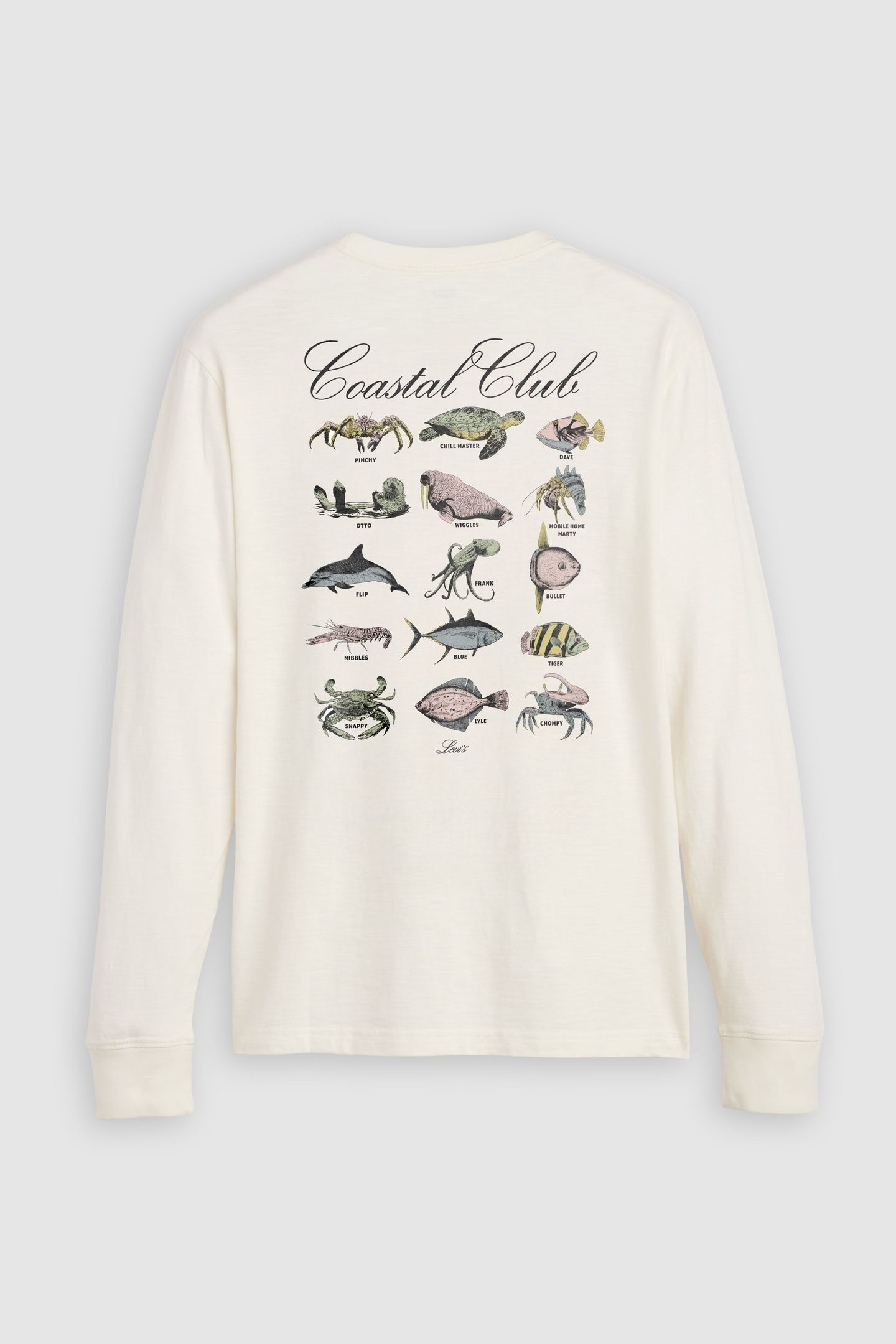 LSERELAXED LS GRAPHIC T COASTAL CLUB 1 5