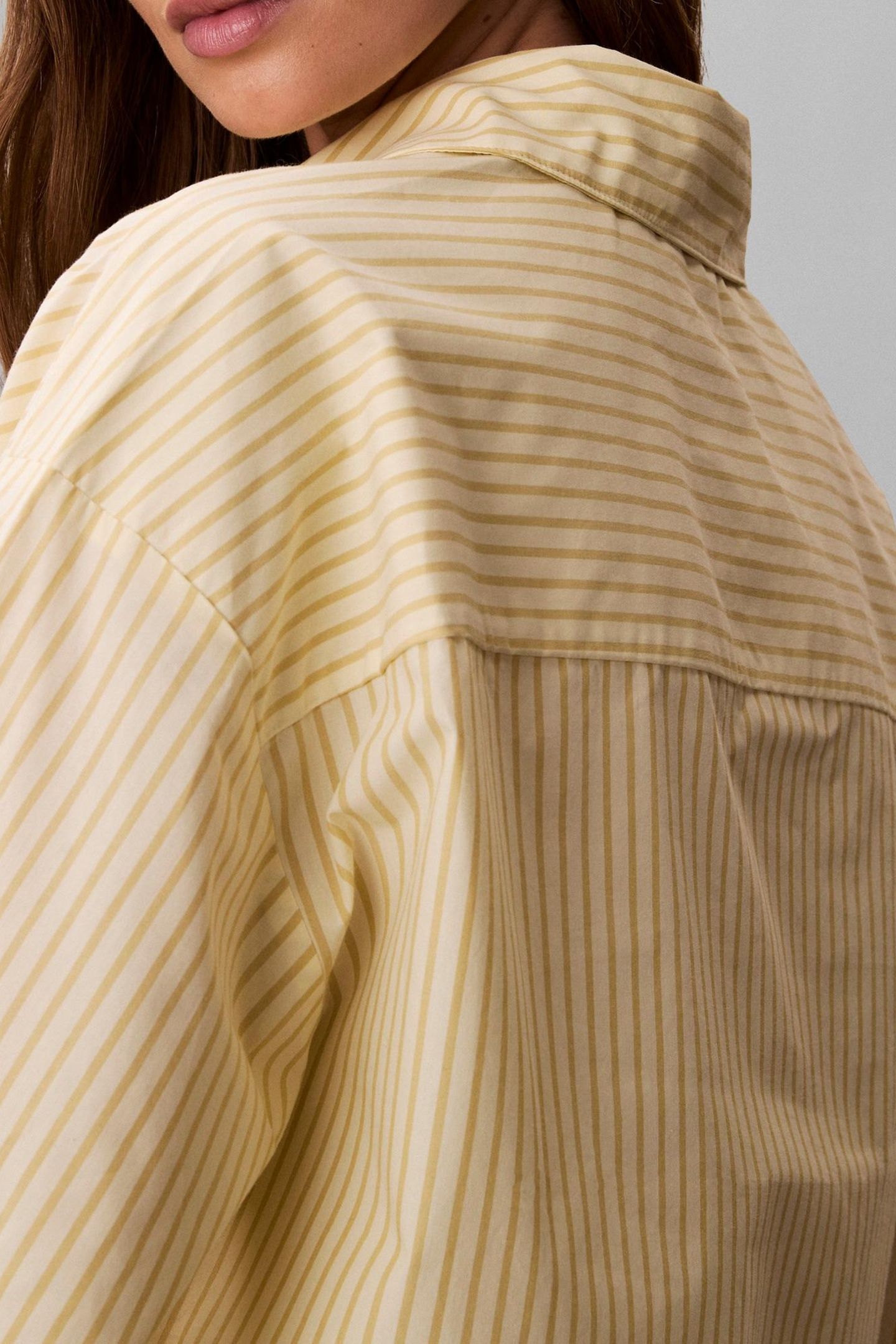 CK GRAPHIC CROPPED SLEEP TOP SERA STRIPE PEAR SORBET 4