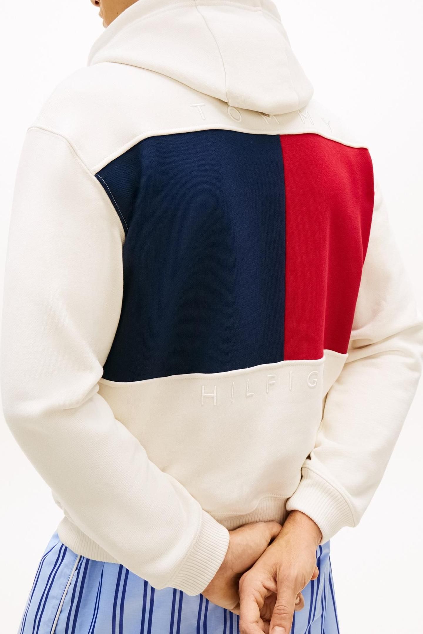 FLAG HOODY IVORY PETAL 4