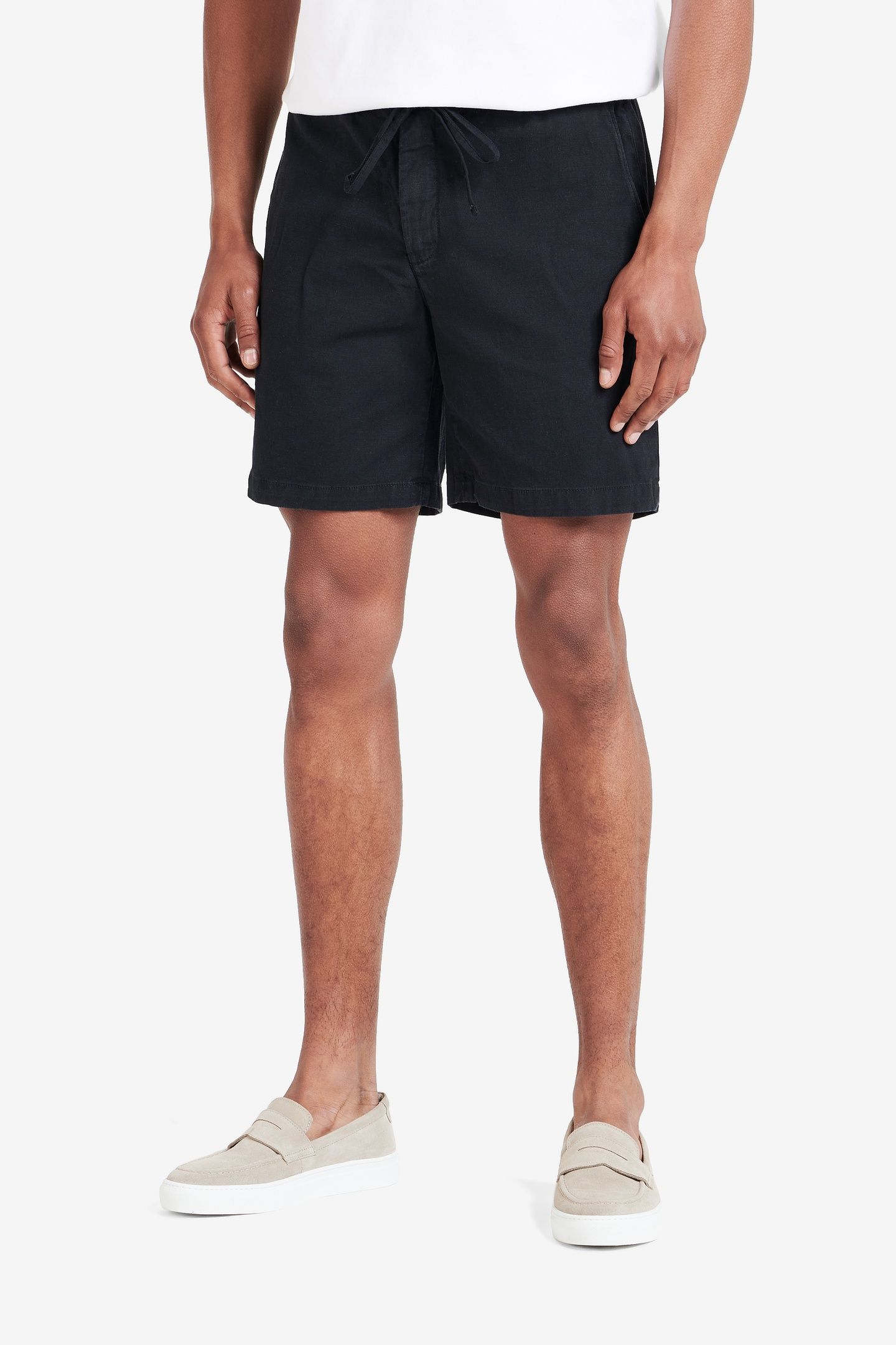 OAKLAND COTTON-LINEN STRETCH NAVY 1