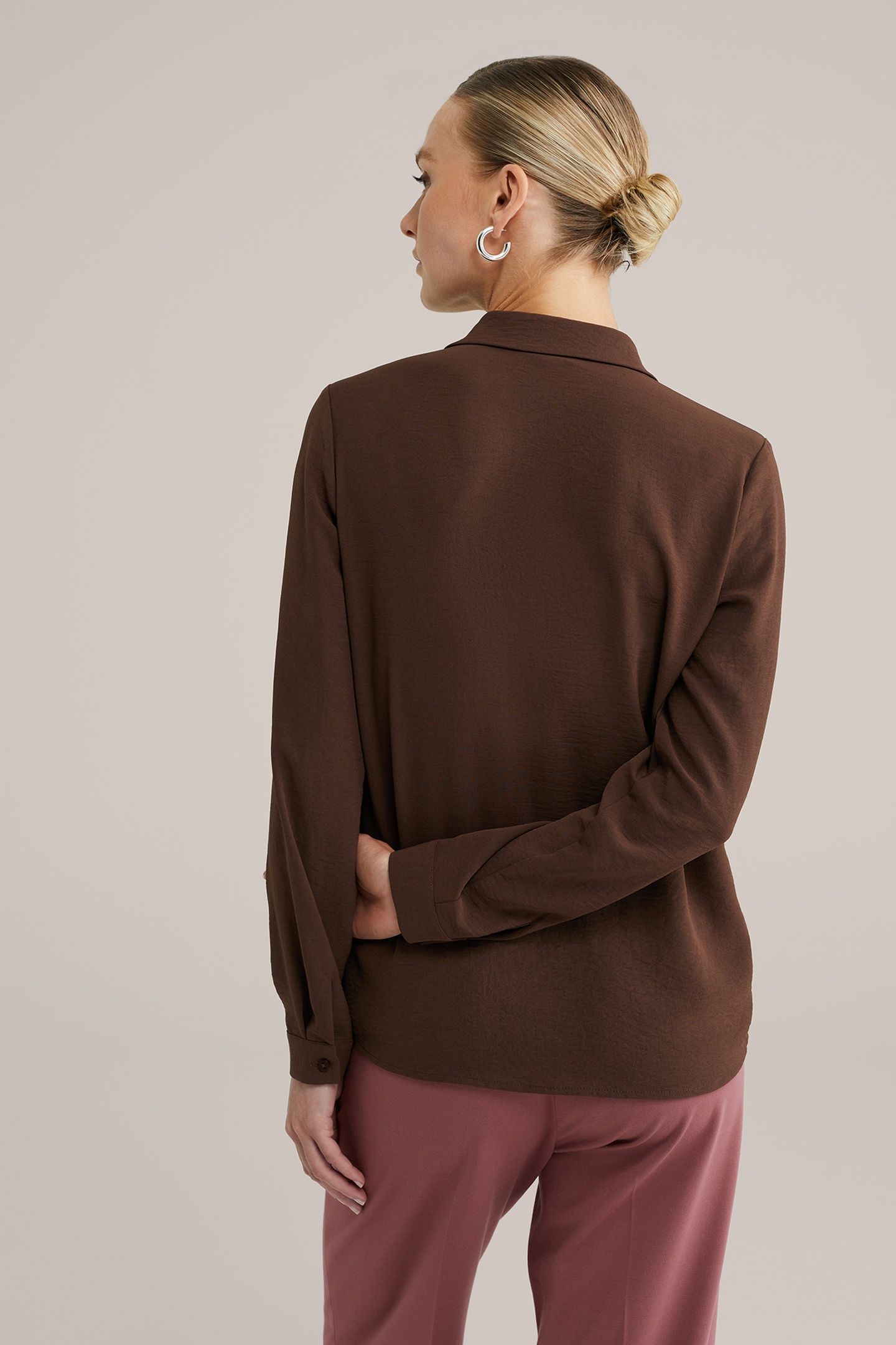 BLOUSE DARK BROWN 3