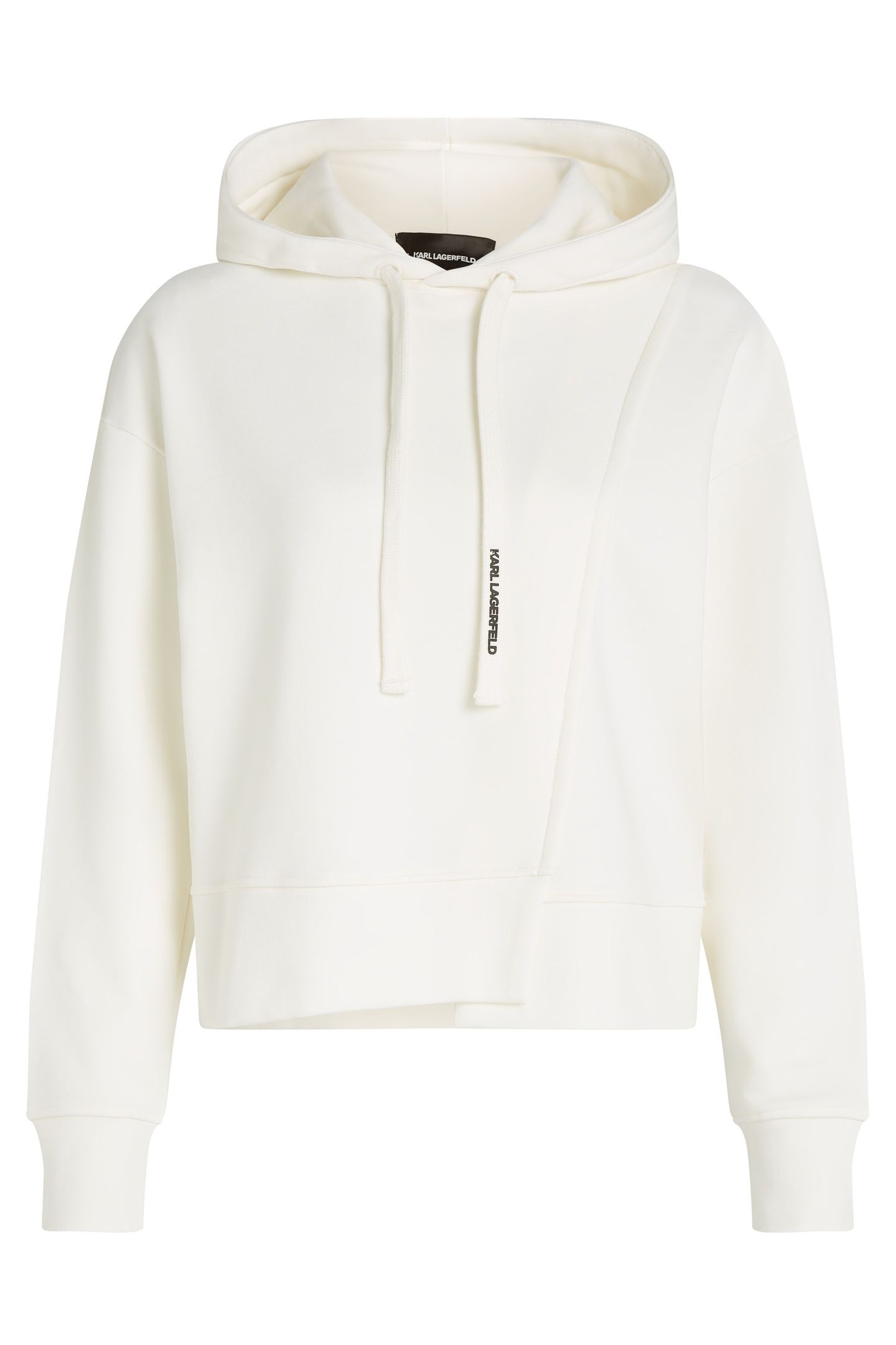 ASYMMETRIC HOODIE CANNOLI CREAM 5