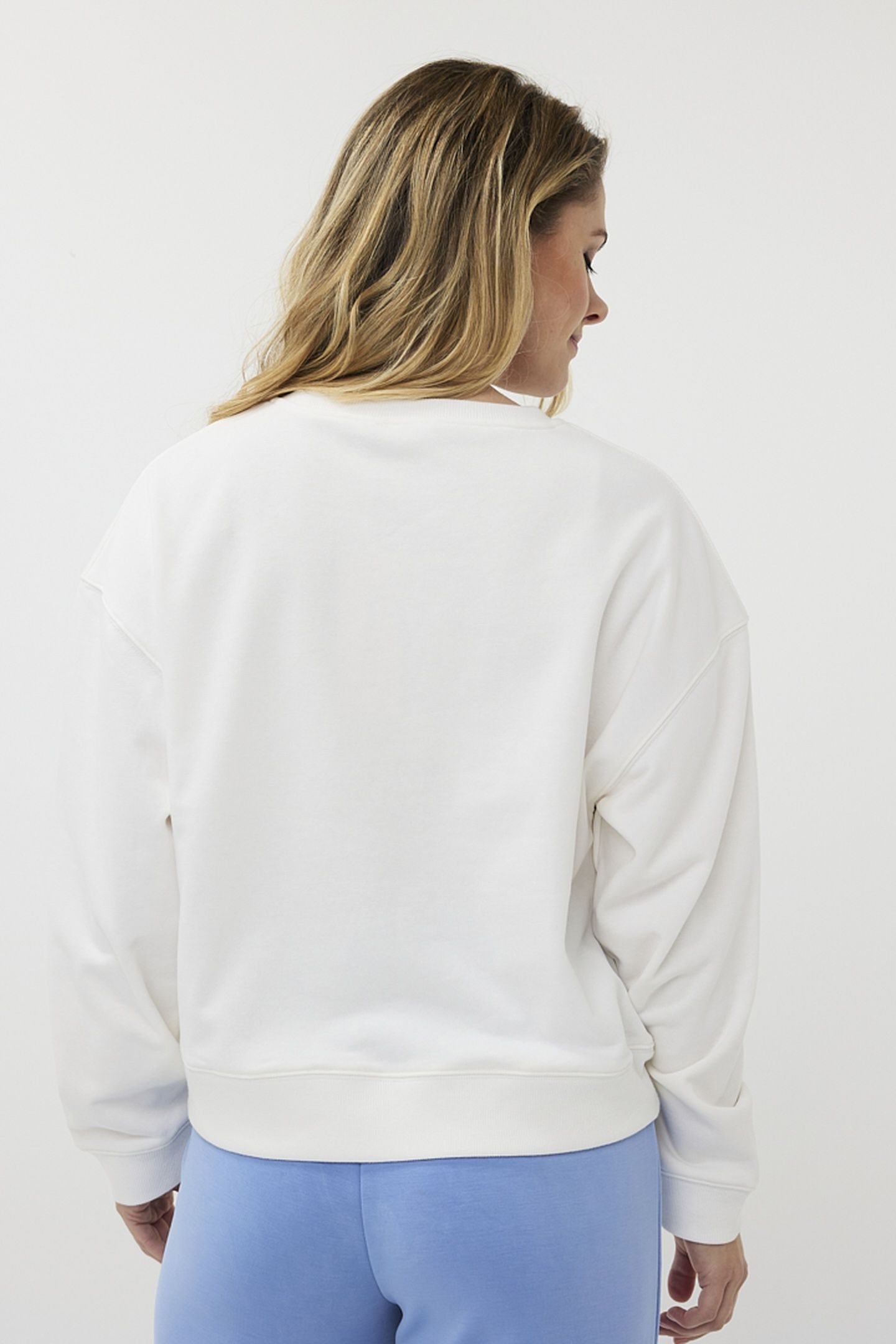 SWEATER FLOCK PRINT “UNIQUE OFF WHITE 3